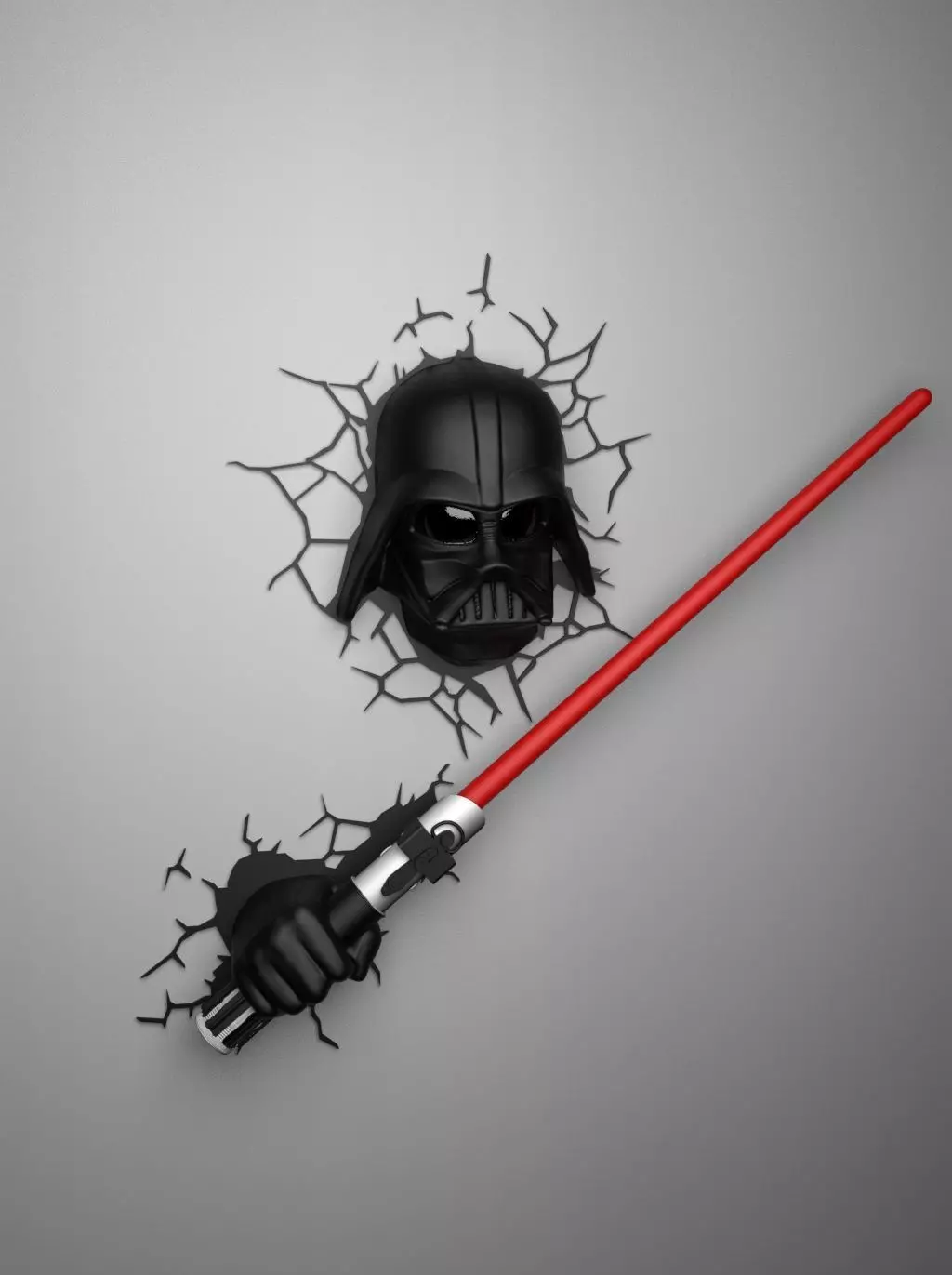 Darth Vader Wall Sculpture 3D print model_0