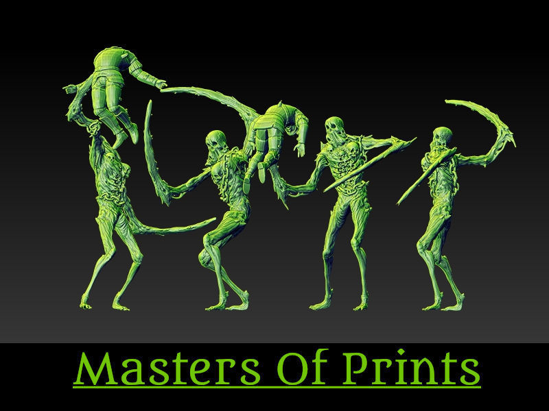 Undead reapers vol2 4 models 3D print model_1