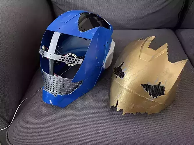 Ultron Iron legion wearable helmet 3D print model