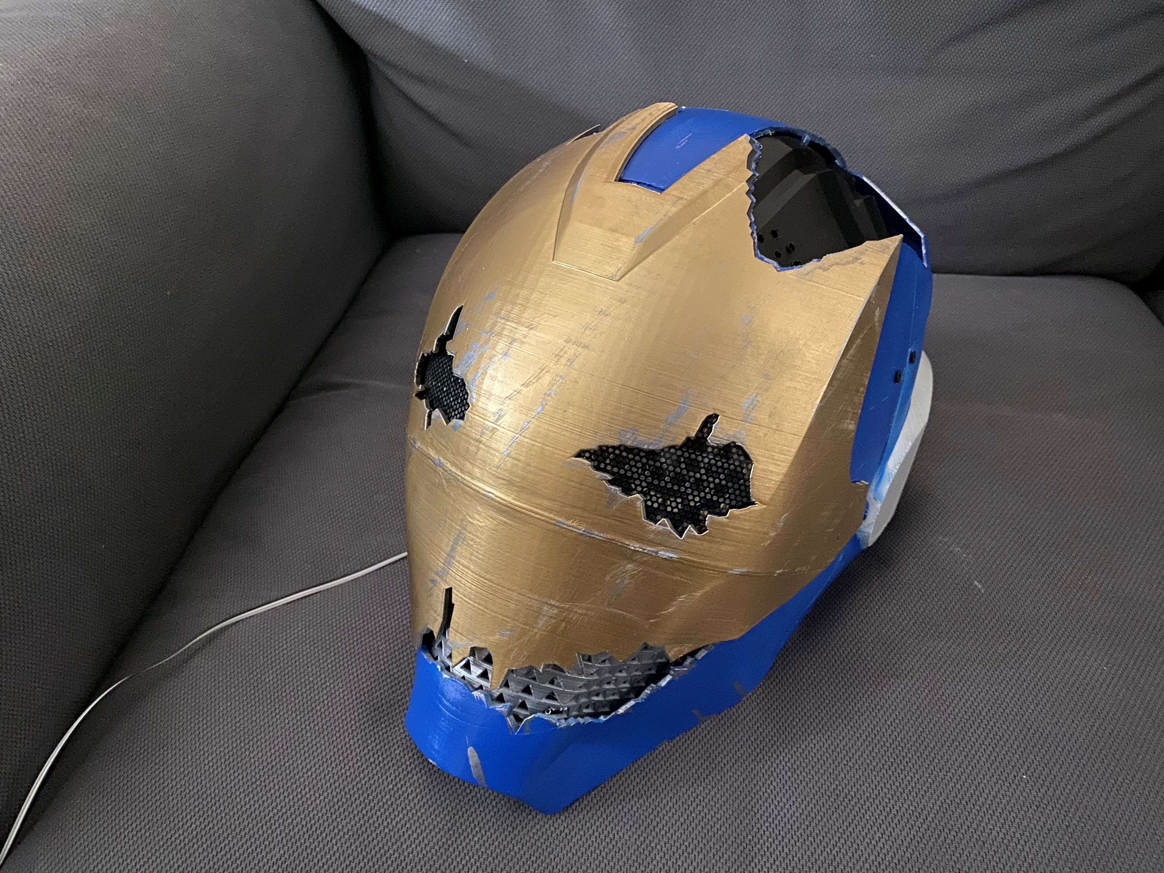 Ultron Iron legion wearable helmet 3D print model_1