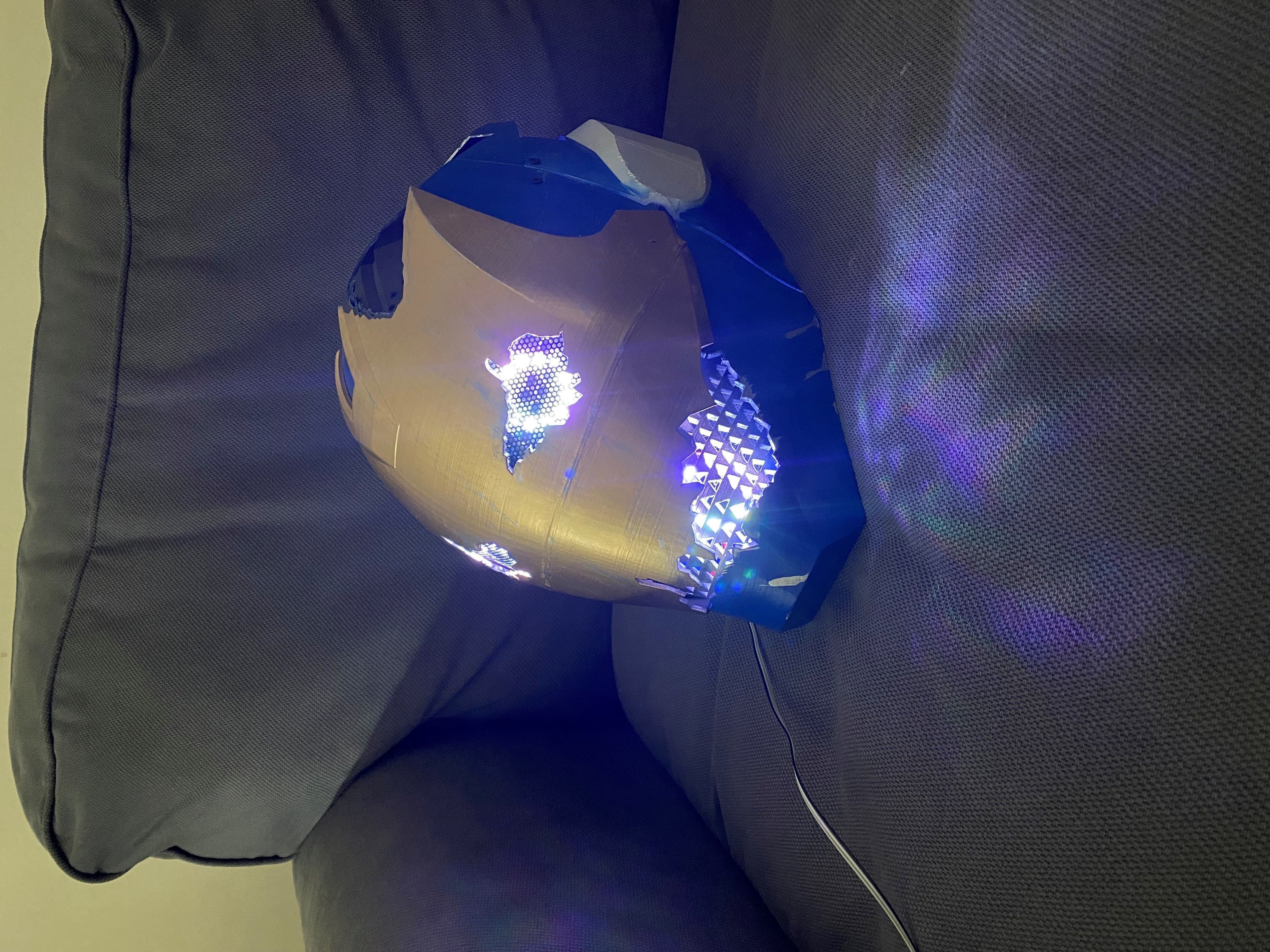 Ultron Iron legion wearable helmet 3D print model_2