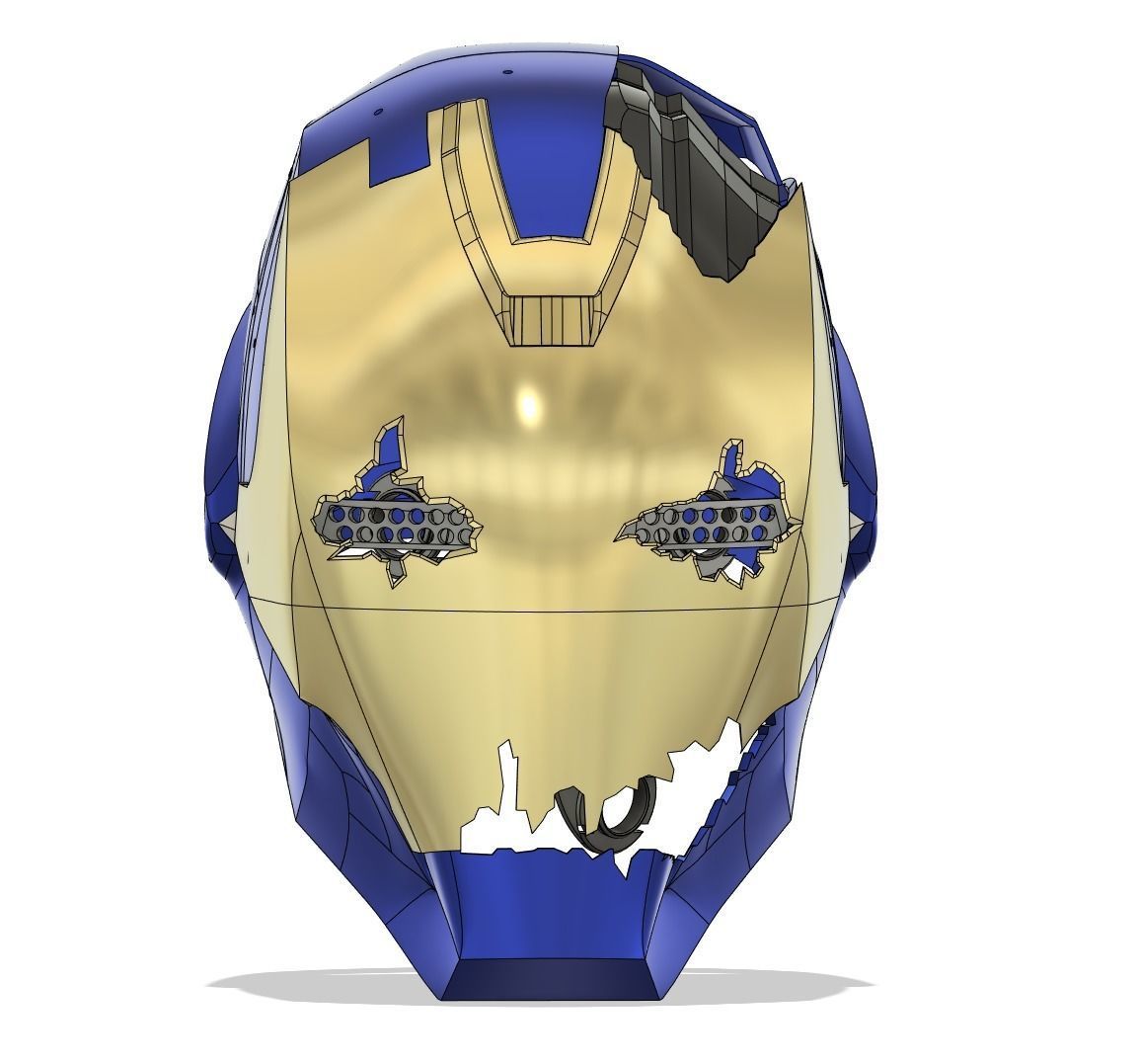 Ultron Iron legion wearable helmet 3D print model_6