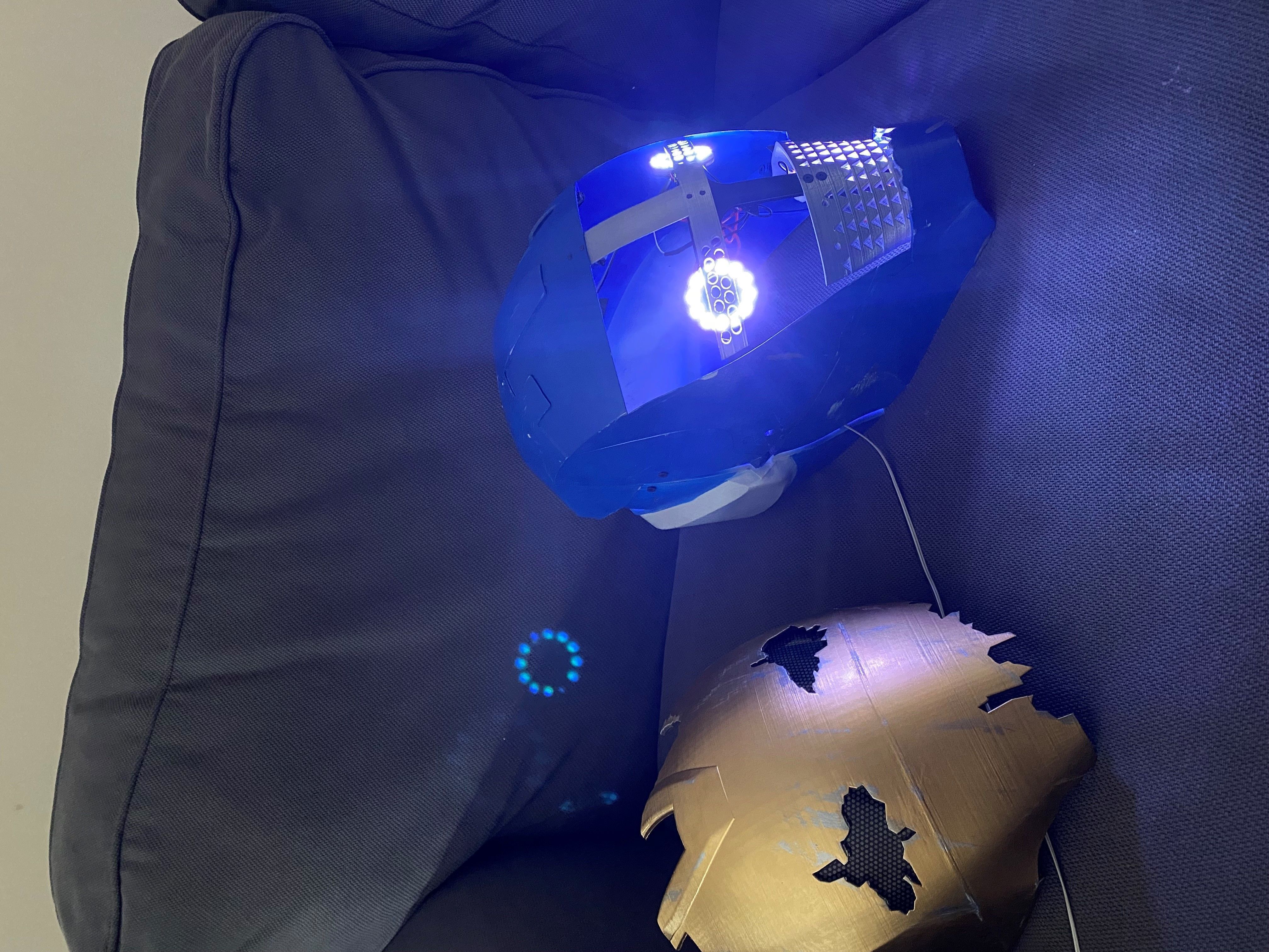 Ultron Iron legion wearable helmet 3D print model_3