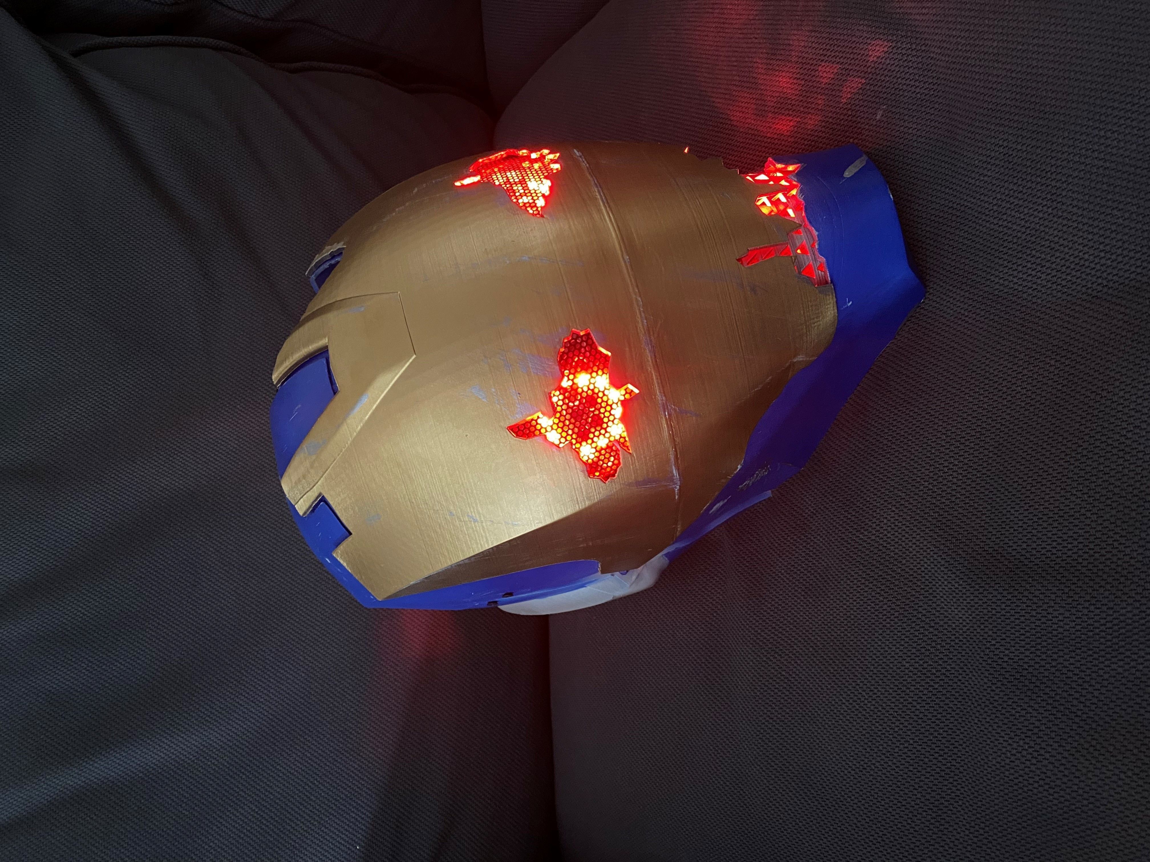 Ultron Iron legion wearable helmet 3D print model_4