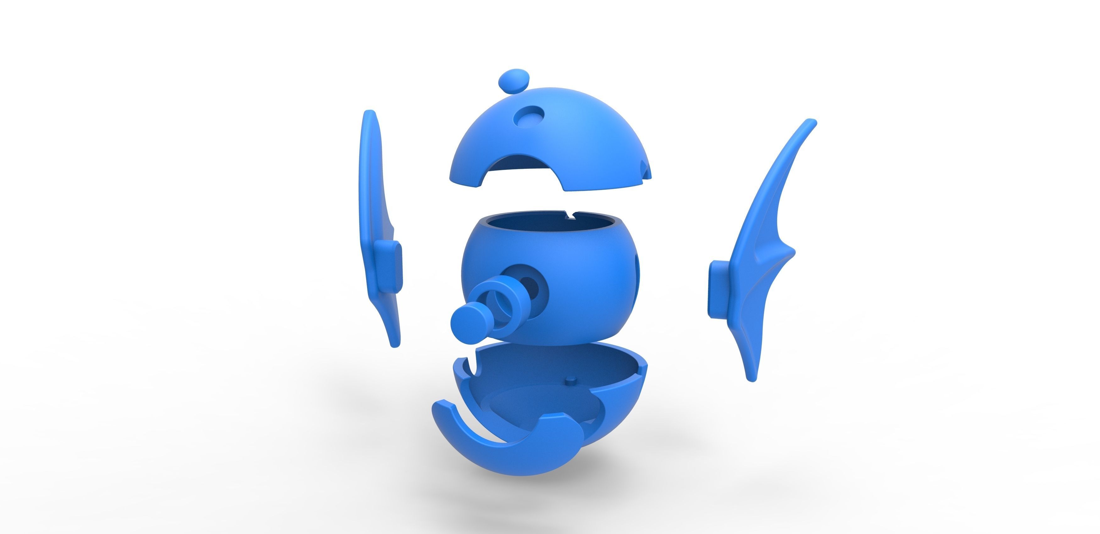 Dratini orb 3D print model_20