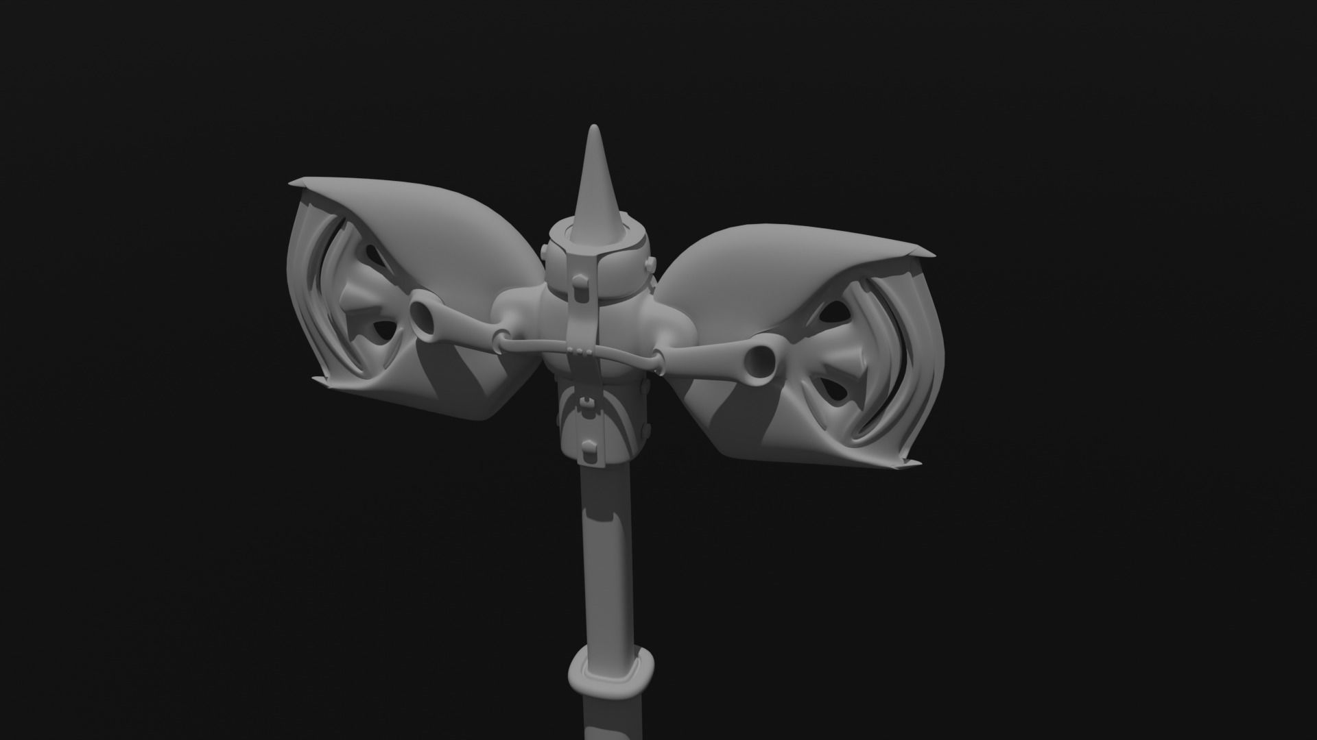 Grateful Axe 3D model_1