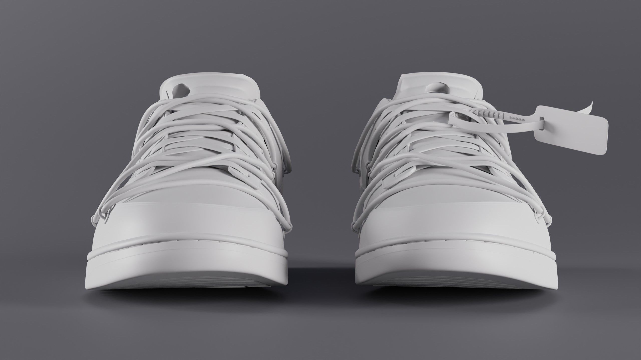 3D model Nike Dunk x Off White Lot 49 VR / AR / low-poly | CGTrader