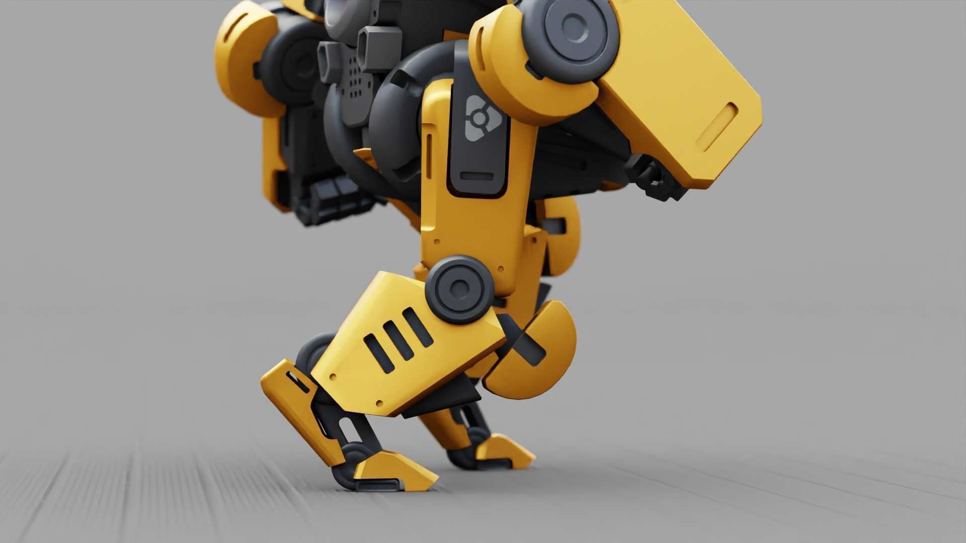 COMBAT DROID ONYX RIGGED 3D model_34