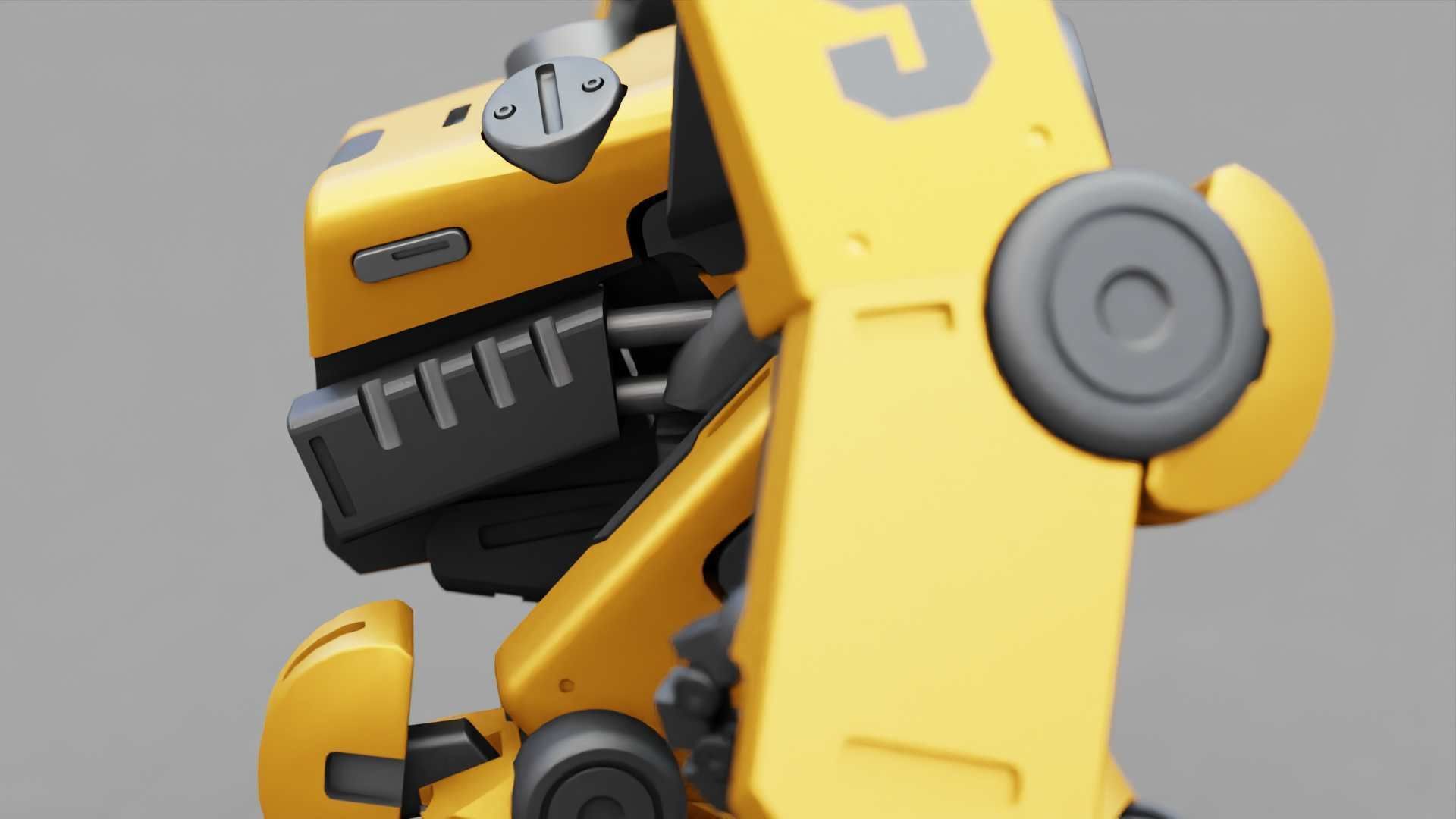 COMBAT DROID ONYX RIGGED 3D model_31