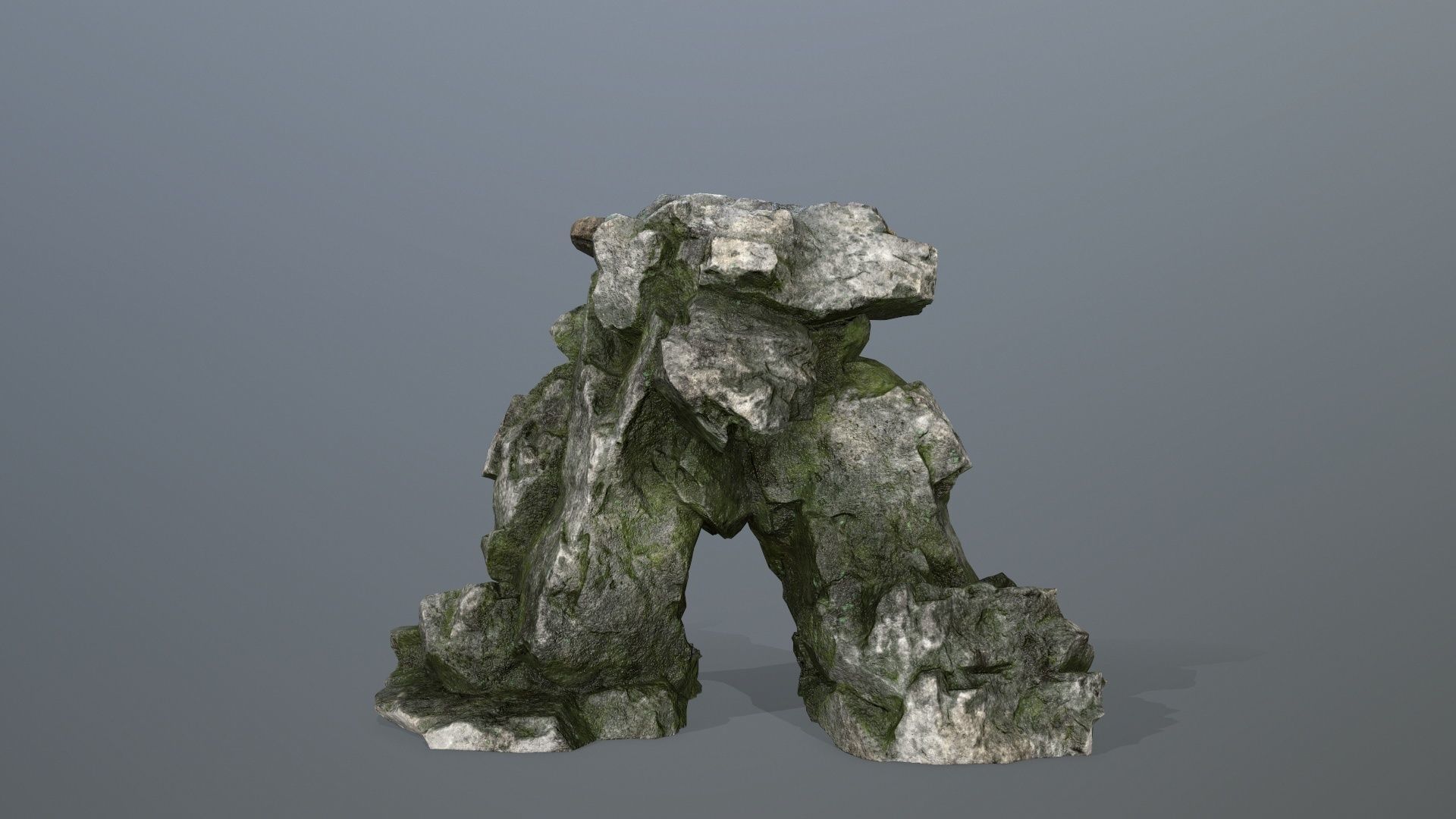 Skull Gate Low-poly 3D model_6