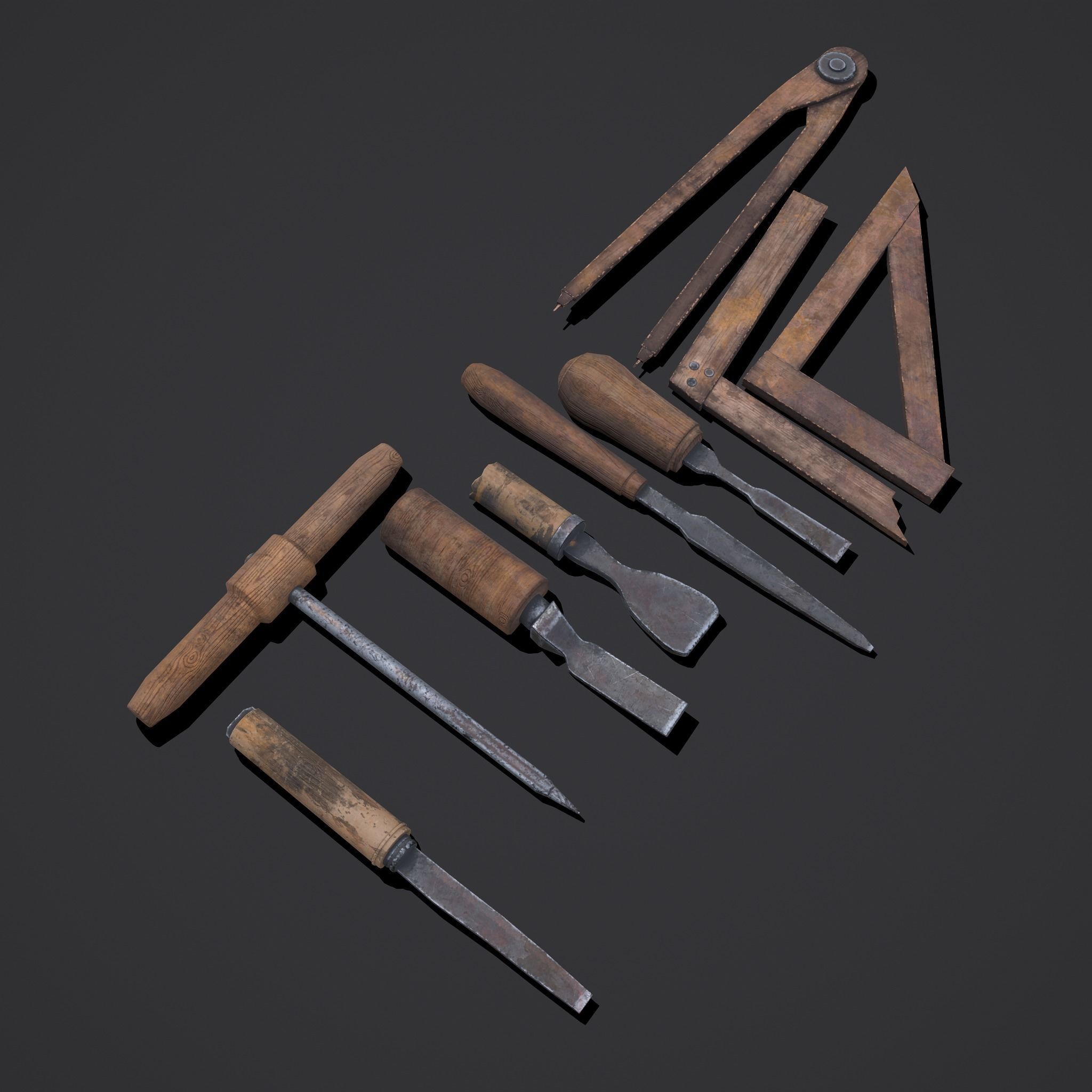 Medieval Prop Pack Eighteen 3D Model Collection_25