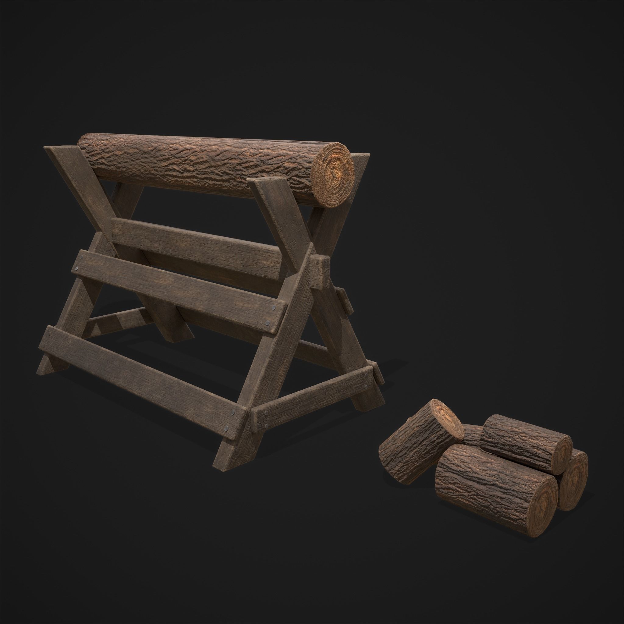 Medieval Prop Pack Eighteen 3D Model Collection_32