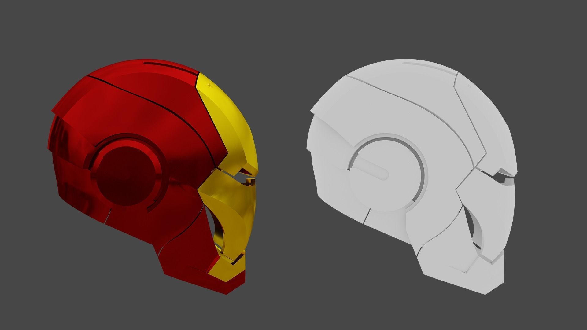Ironman Mark III Helmet Free 3D model_5