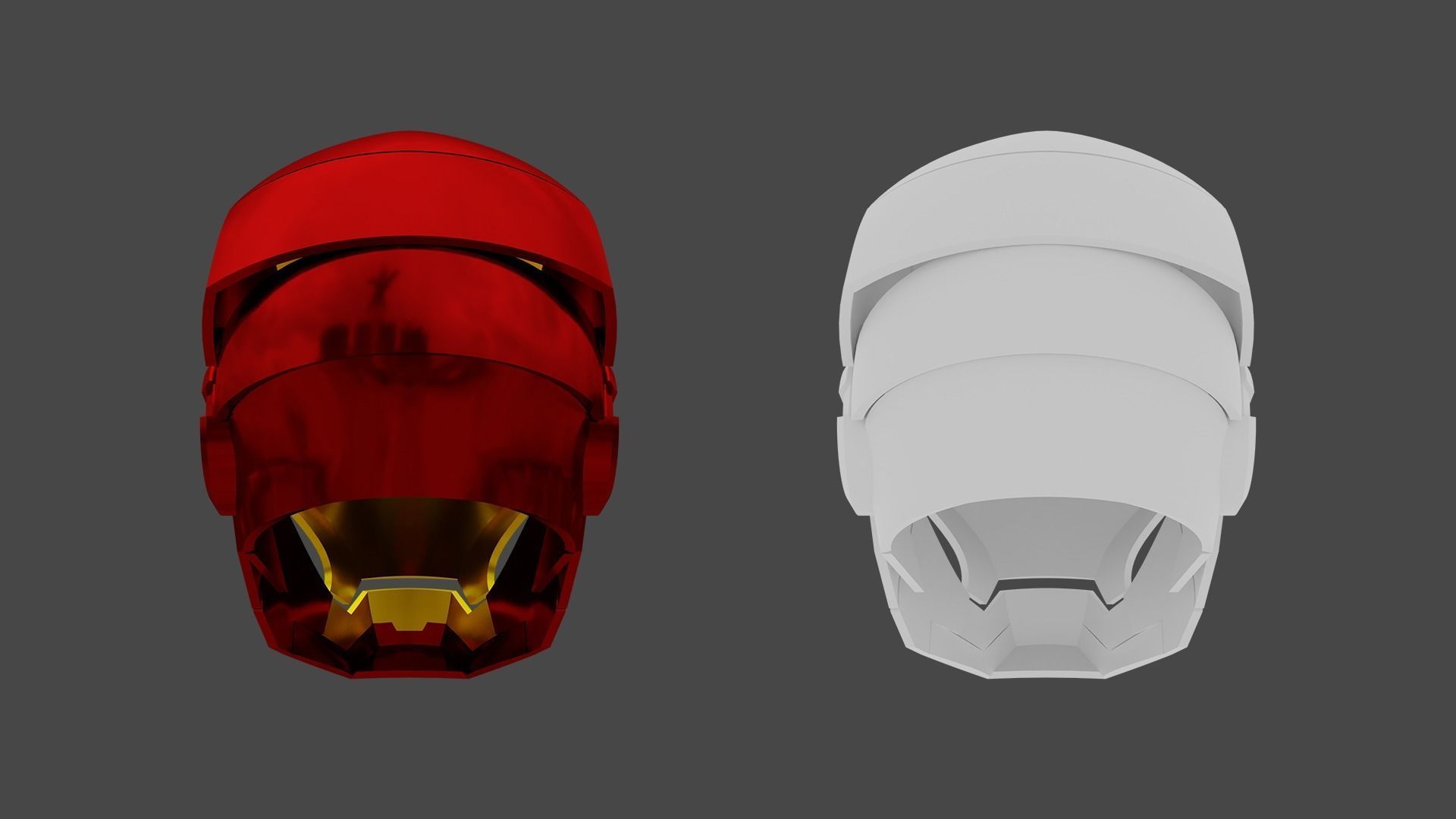 Ironman Mark III Helmet Free 3D model_6