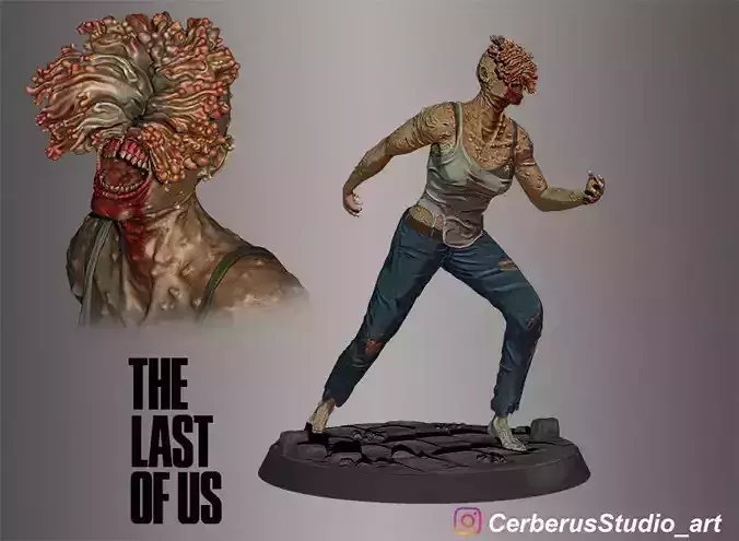 The last of us - Clicker-chasqueador 3D print model