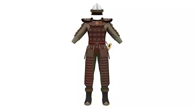 Full Mongol Warrior Costume Outfit