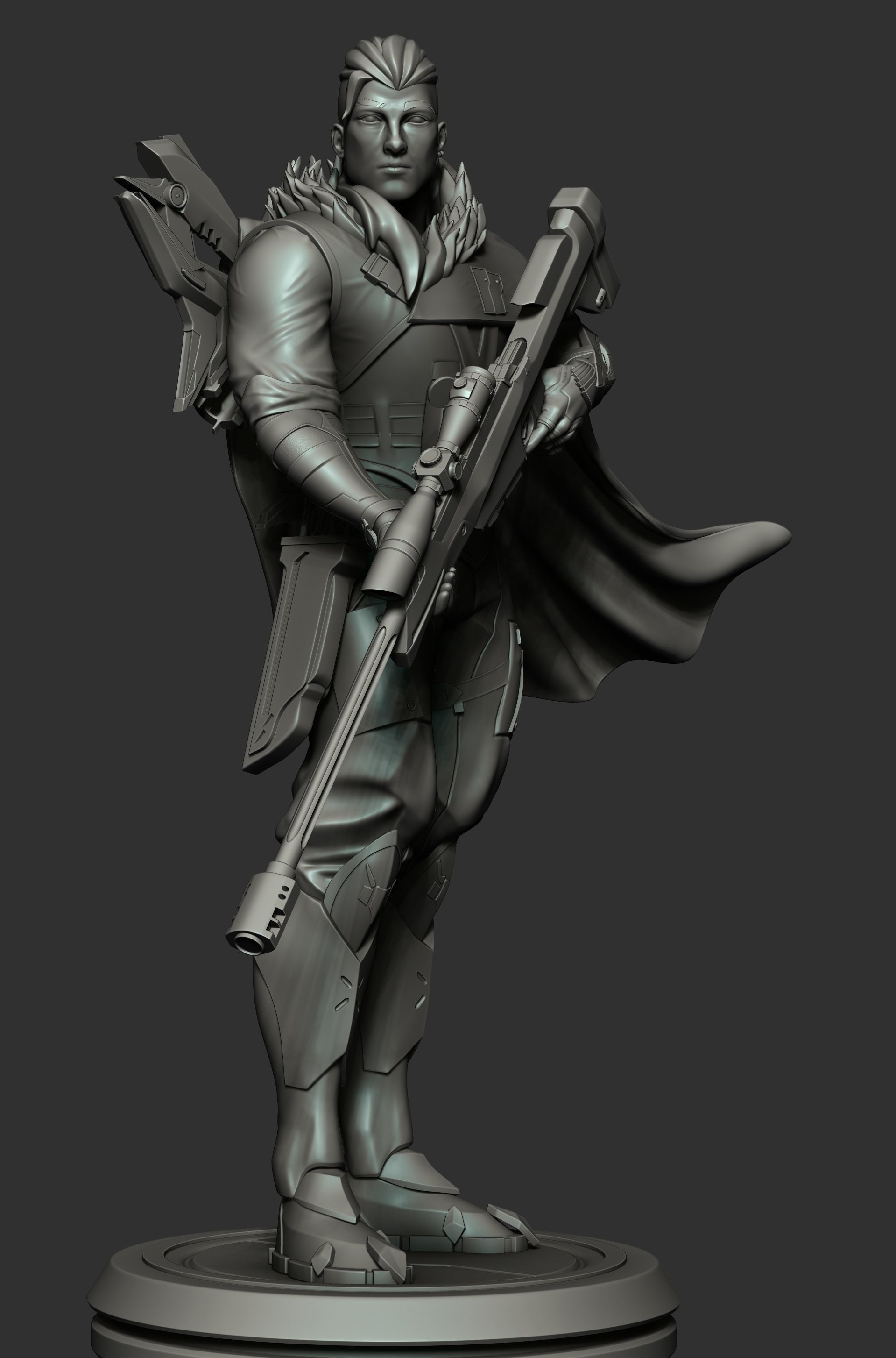 Sova agent valorant 3D print model_3