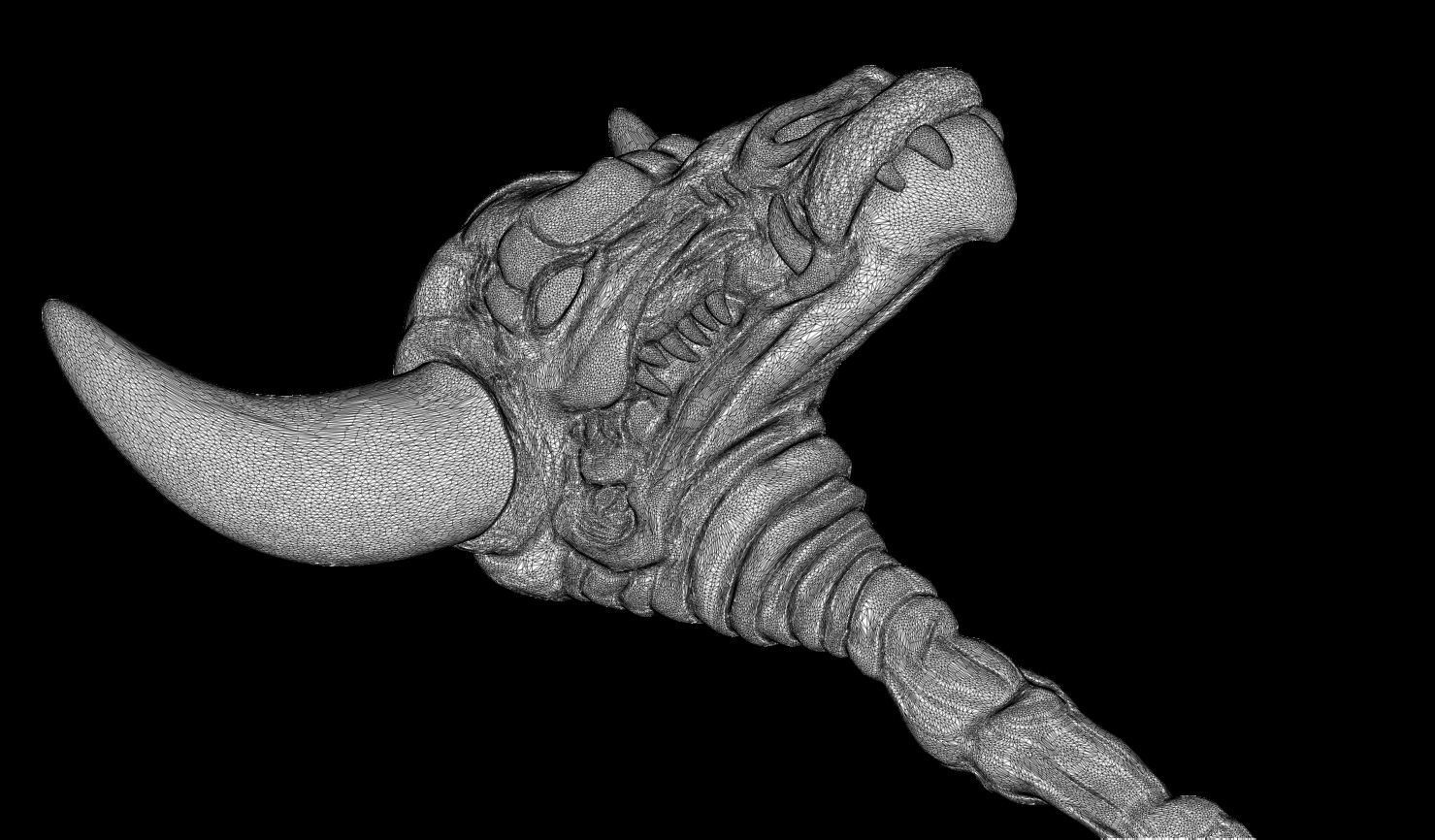 3D PRINTABLE THUNDERCATS SWORD OF OMENS AND MUMM RA STAFF 3D print model_24