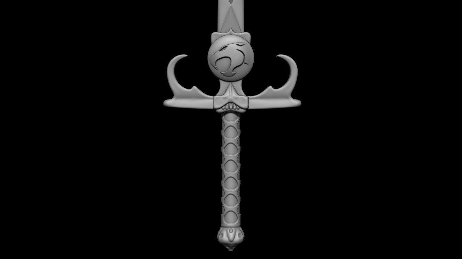 3D PRINTABLE THUNDERCATS SWORD OF OMENS AND MUMM RA STAFF 3D print model_12