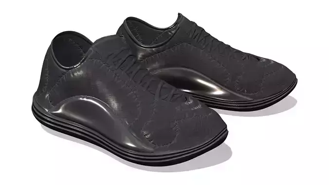 Black Casual Running Sports Shoes