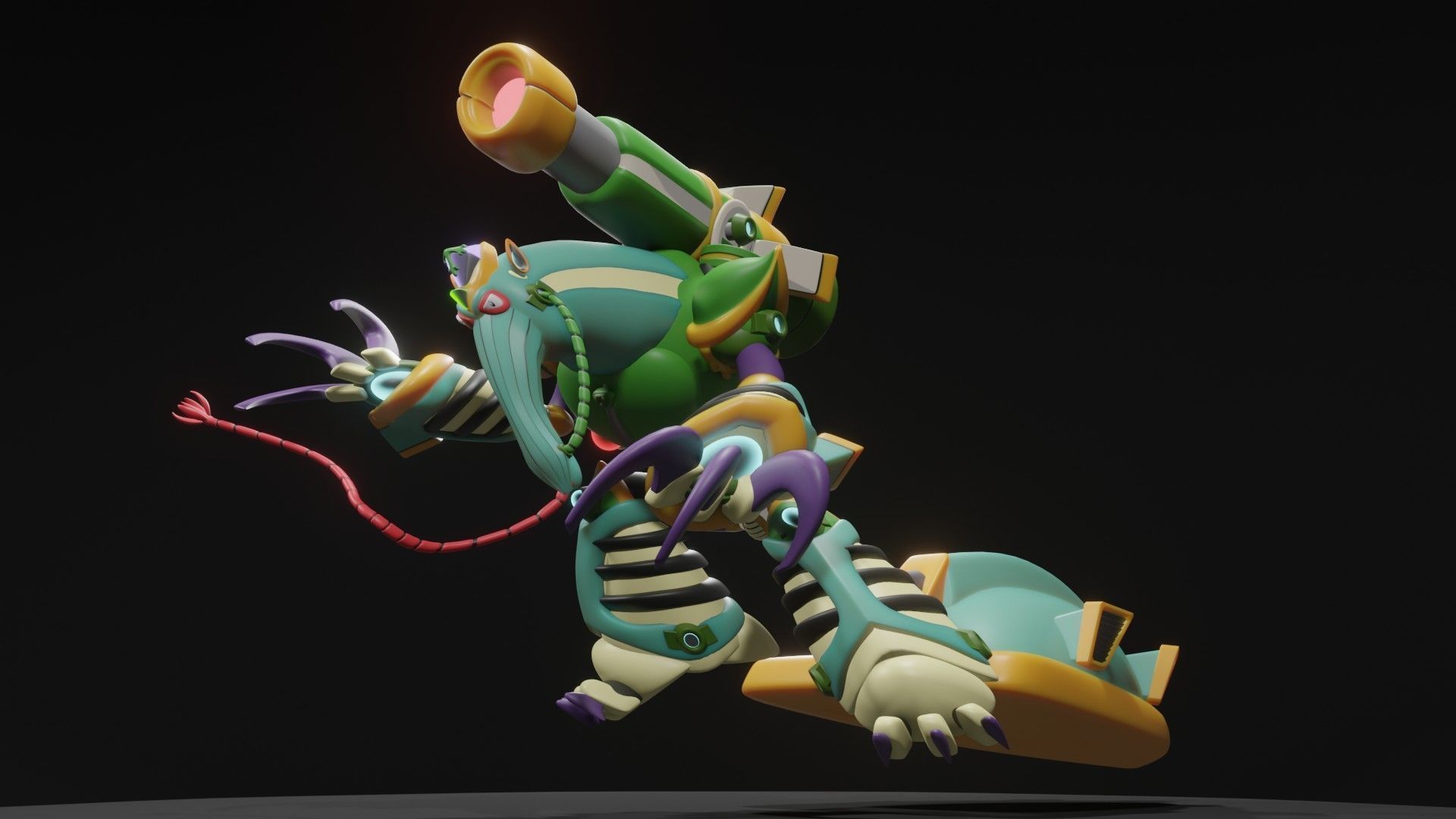 Snipe Anteator 3D model_8