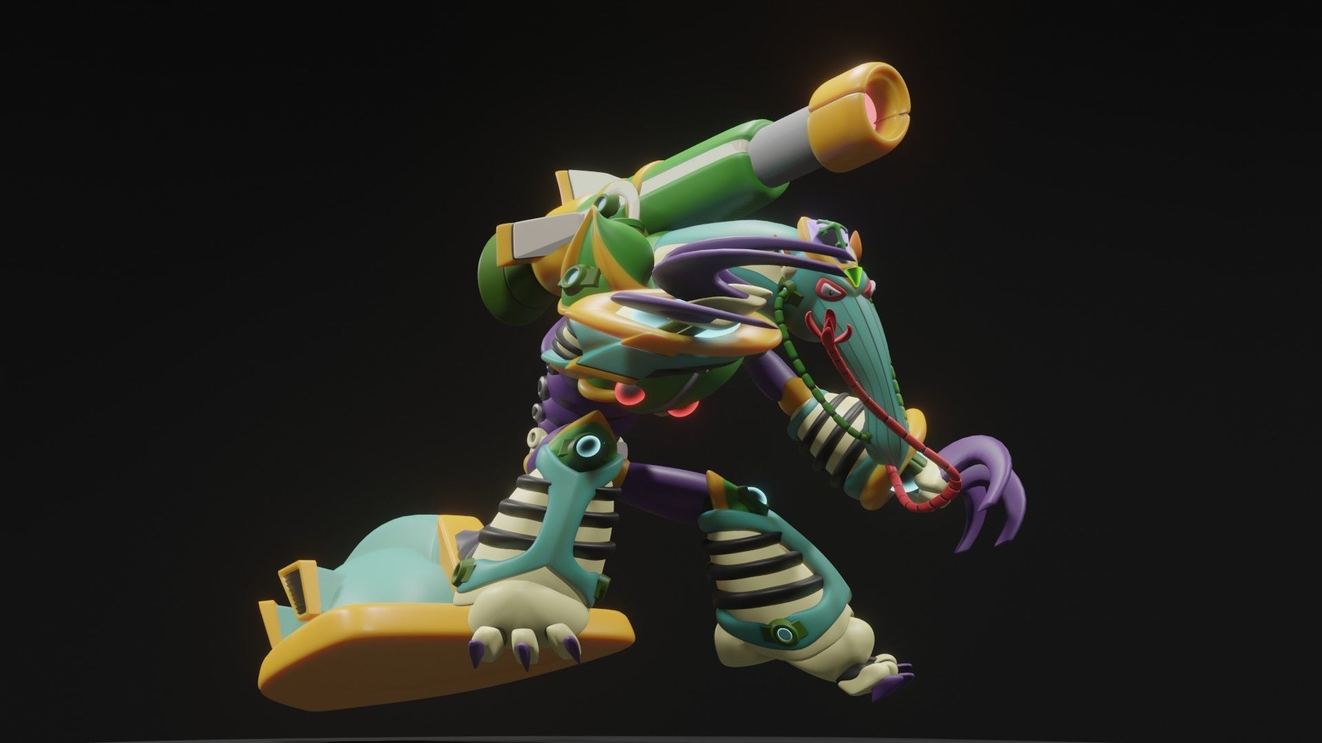 Snipe Anteator 3D model_9