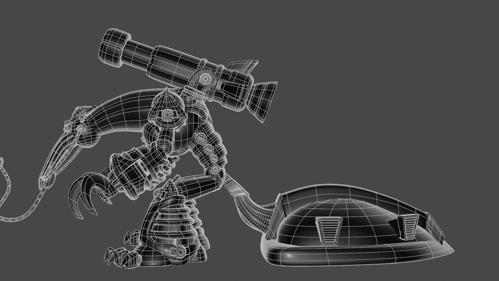 Snipe Anteator 3D model_12