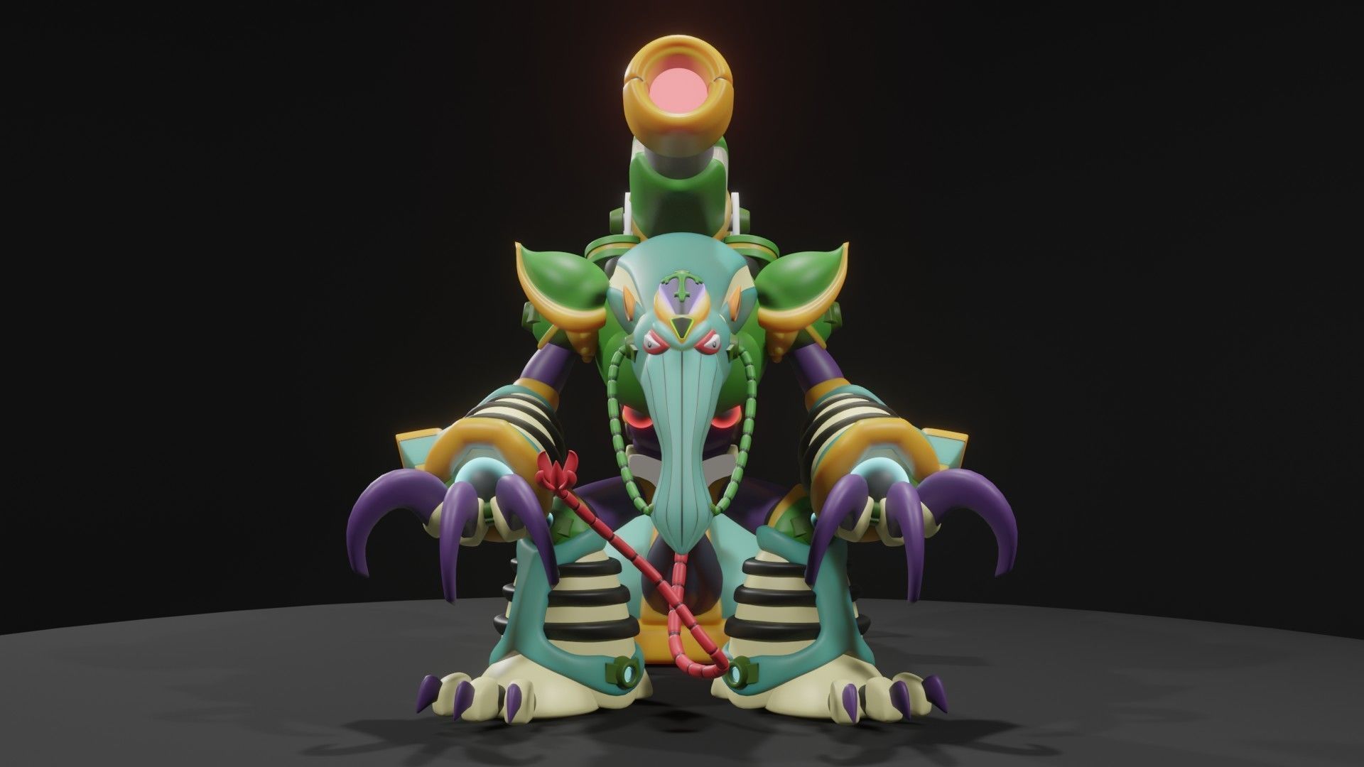 Snipe Anteator 3D model_2