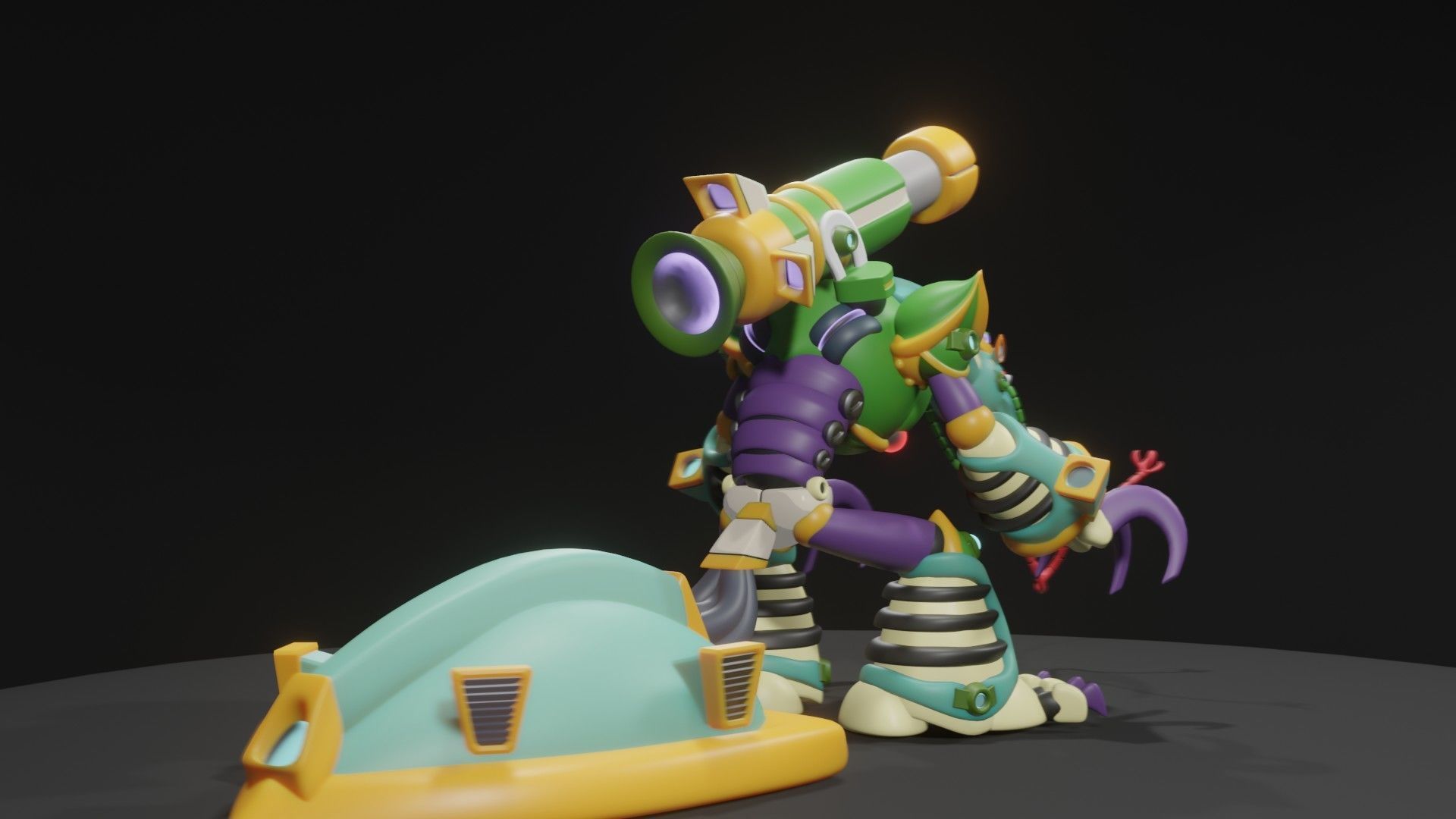 Snipe Anteator 3D model_6