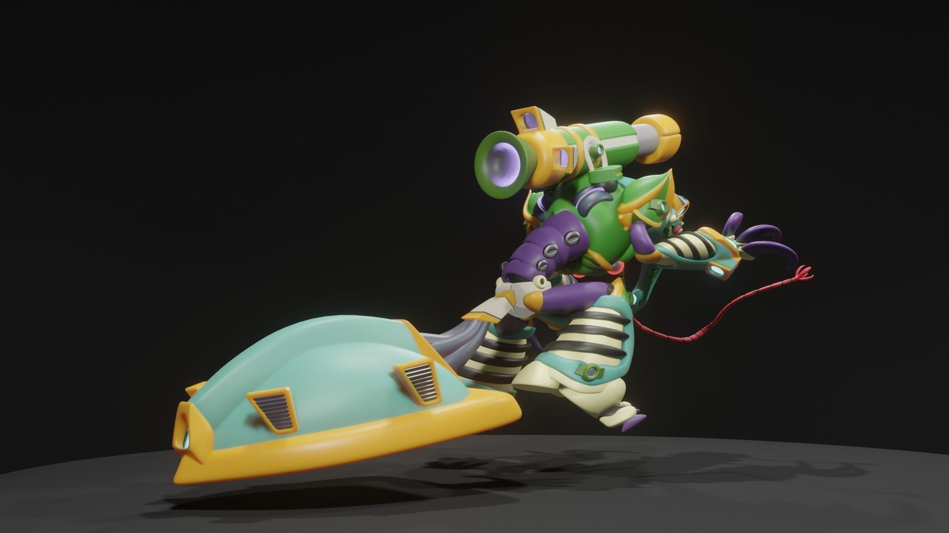 Snipe Anteator 3D model_7