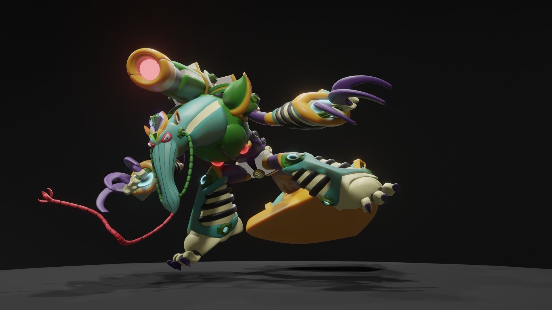 Snipe Anteator 3D model_10