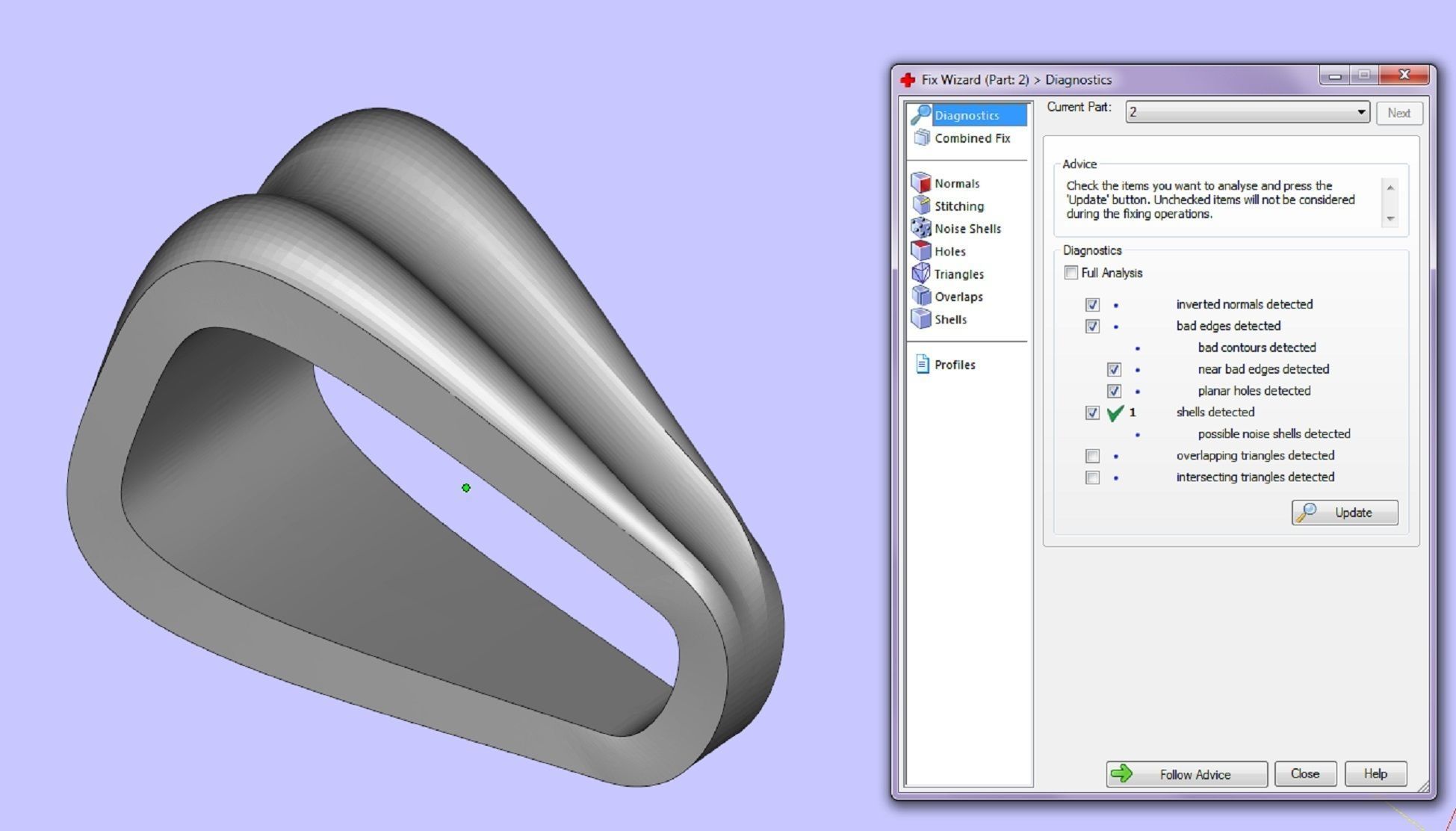 pendant Shark with chain 3D print model_8