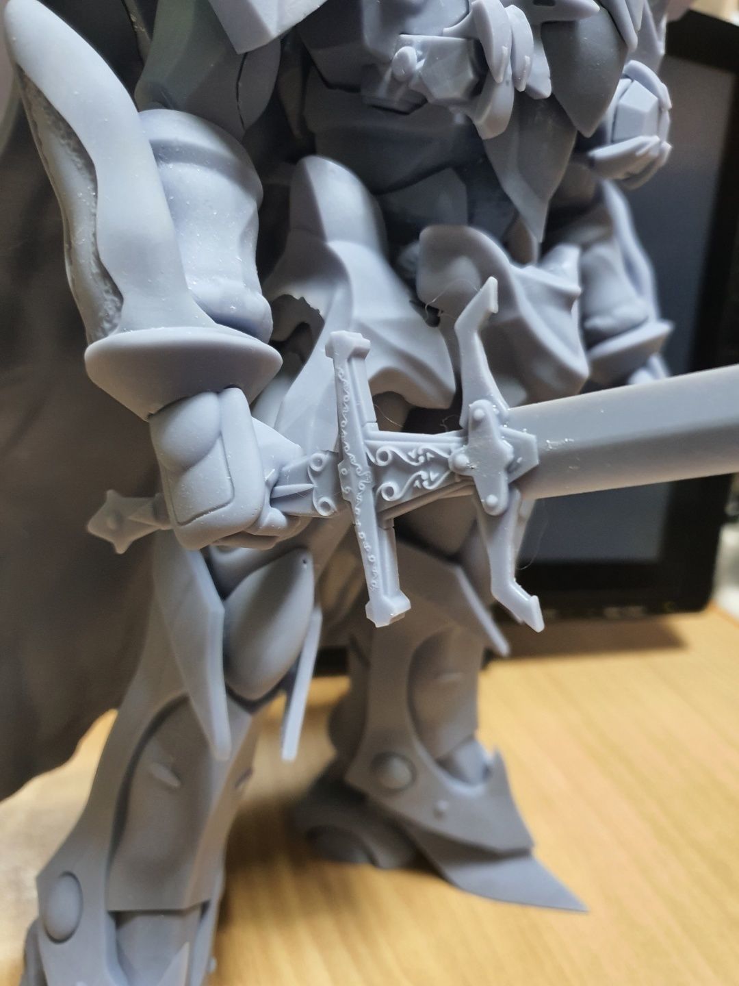 Escaflowne knight in cape 3D print model_19