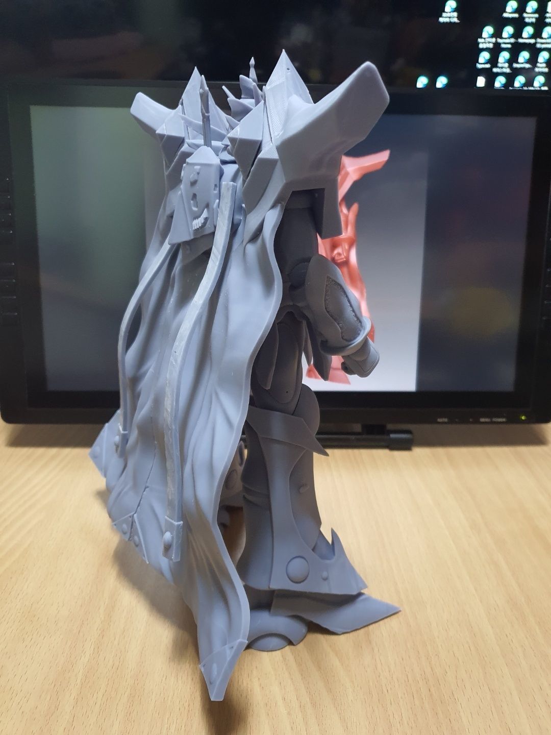 Escaflowne knight in cape 3D print model_14