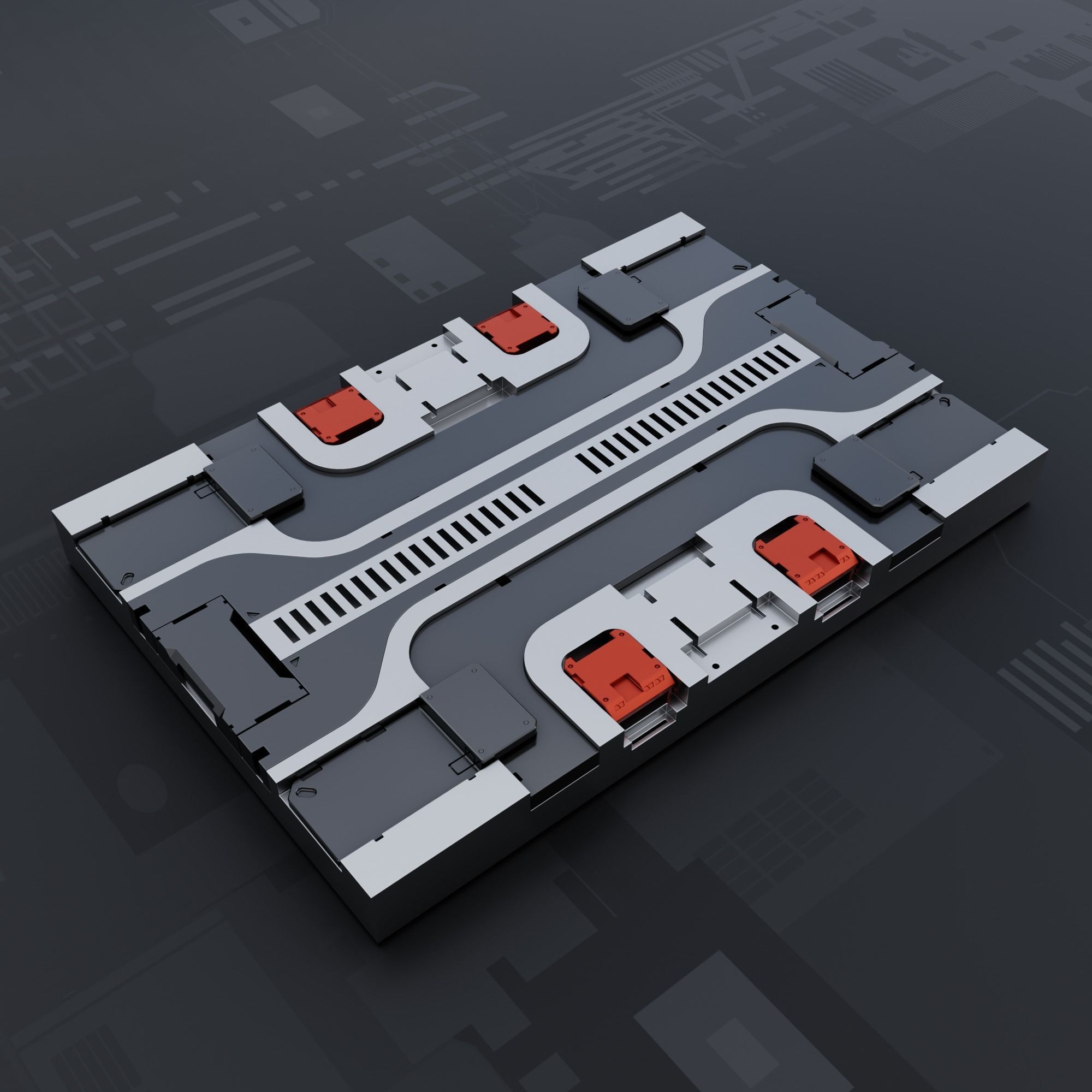 SciFi Panel Pack Vol -3 3D model_8