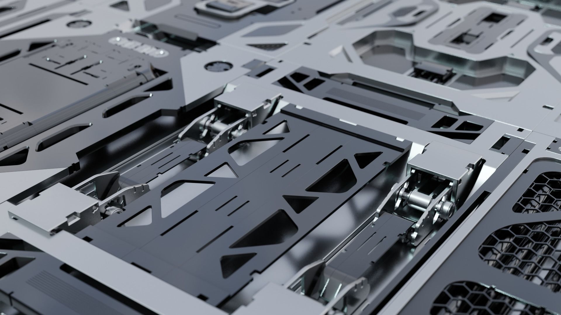 SciFi Panel Pack Vol -3 3D model_1