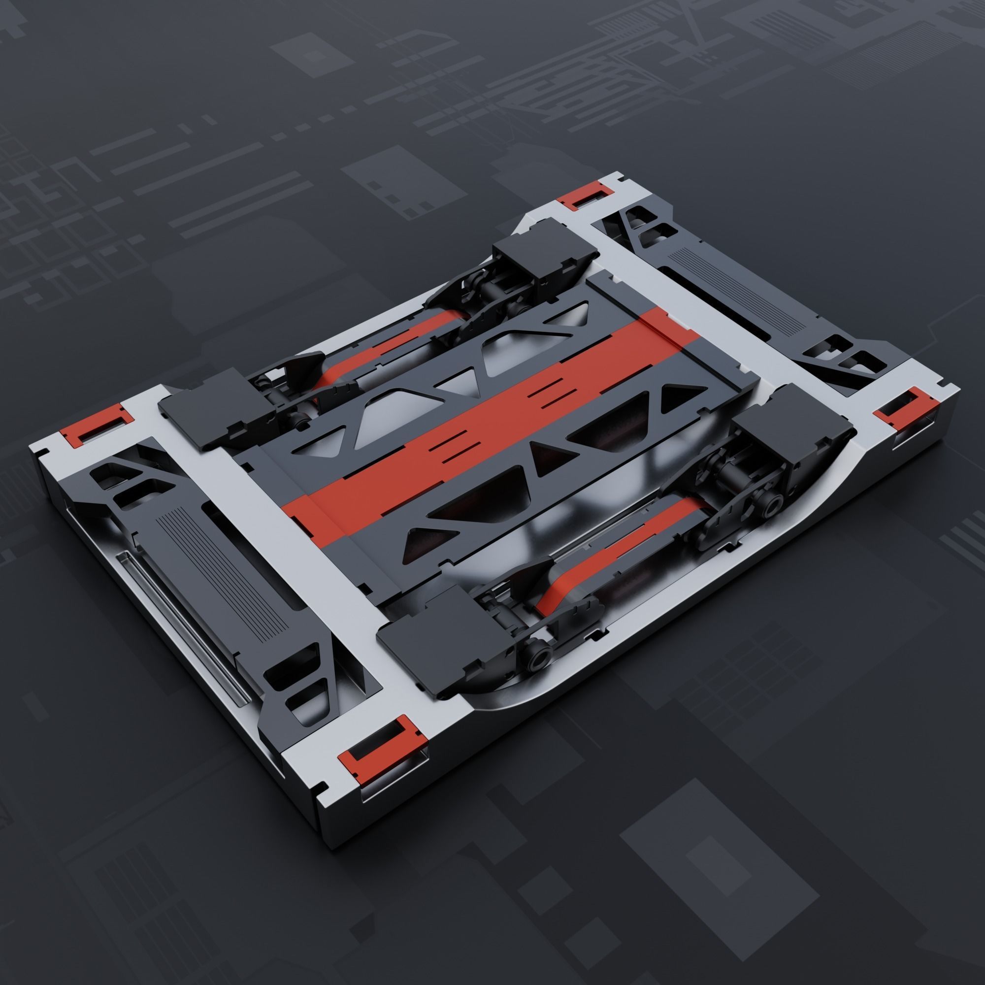 SciFi Panel Pack Vol -3 3D model_11