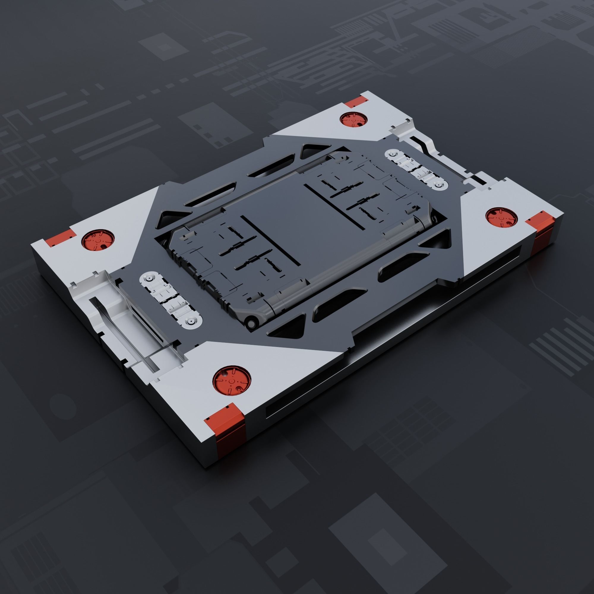 SciFi Panel Pack Vol -3 3D model_12