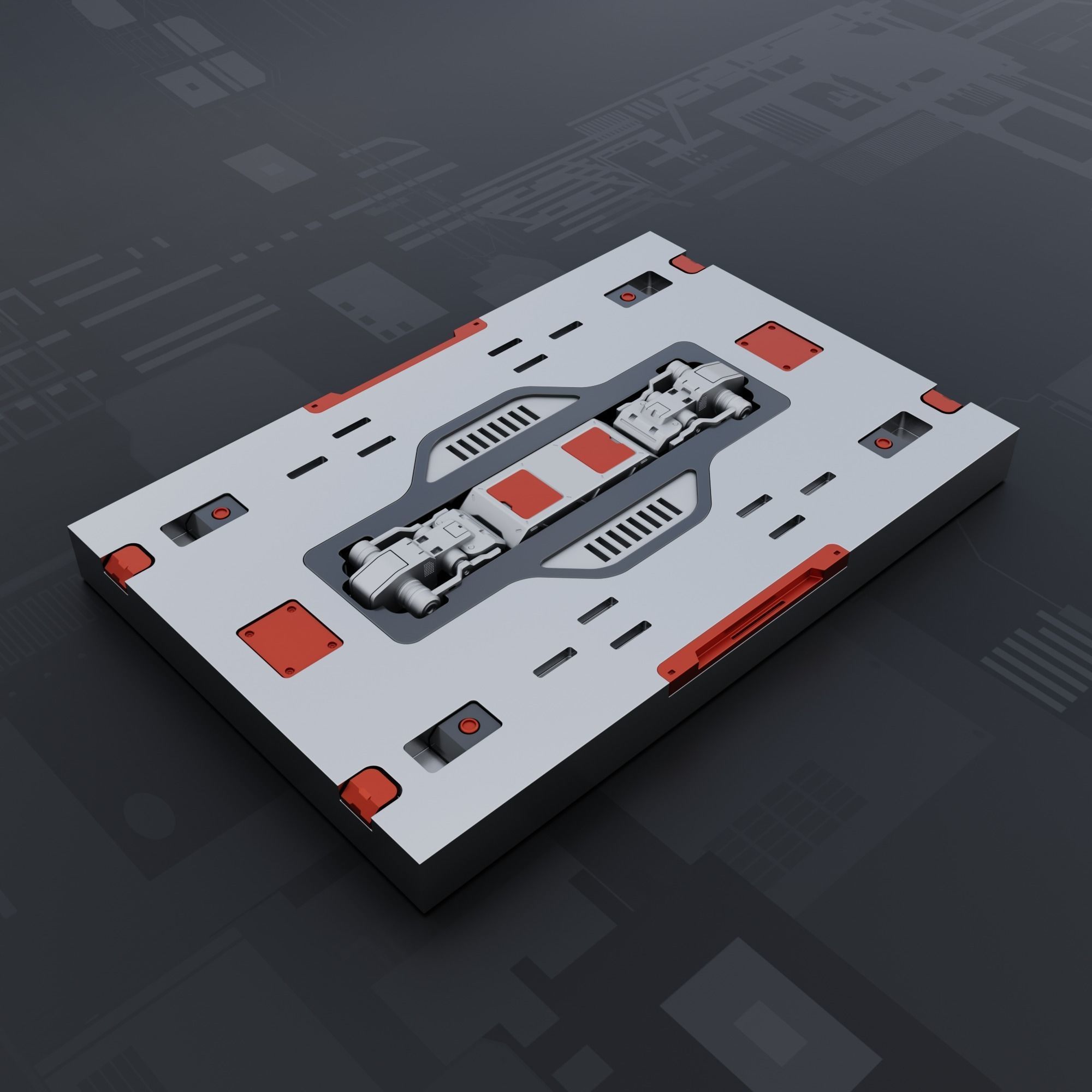 SciFi Panel Pack Vol -3 3D model_4