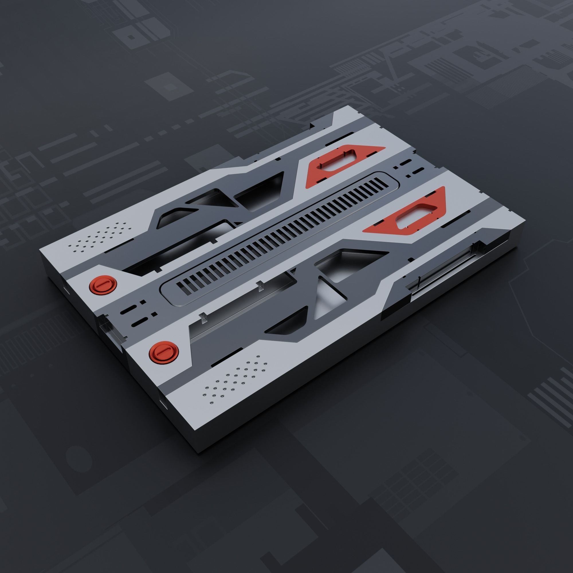 SciFi Panel Pack Vol -3 3D model_13