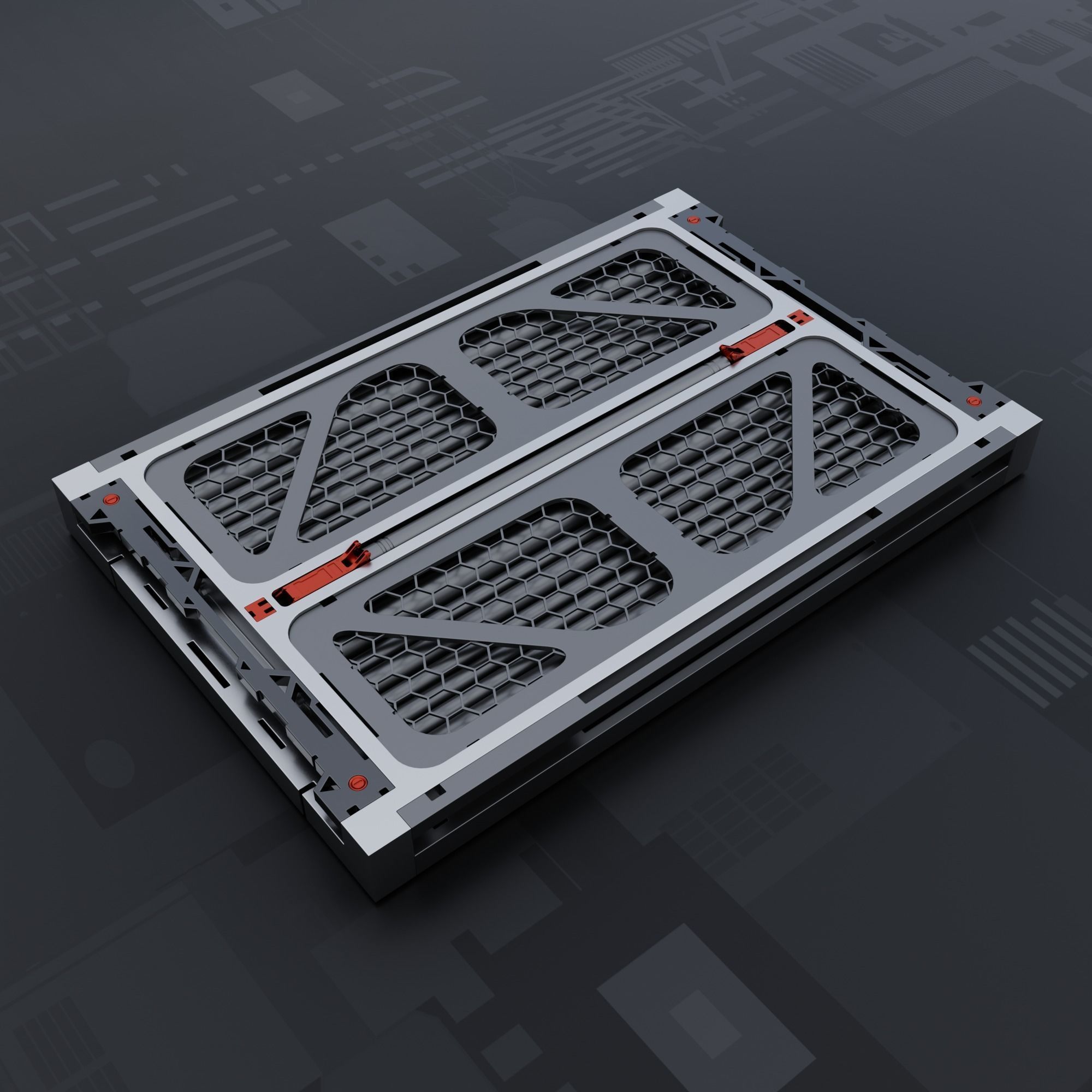 SciFi Panel Pack Vol -3 3D model_10