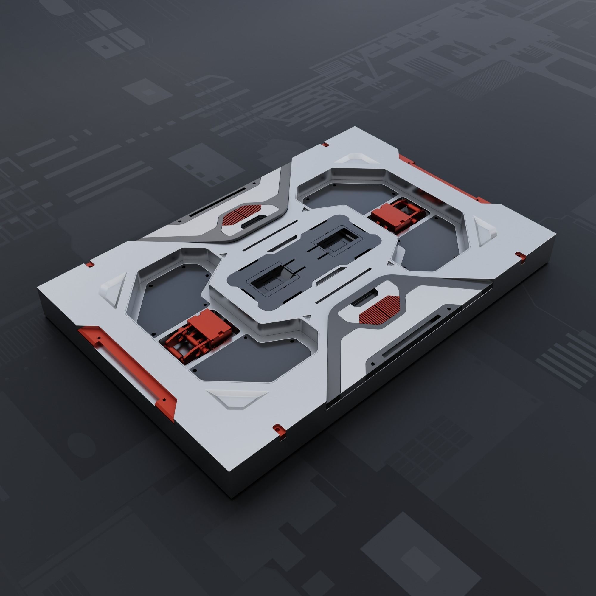 SciFi Panel Pack Vol -3 3D model_6