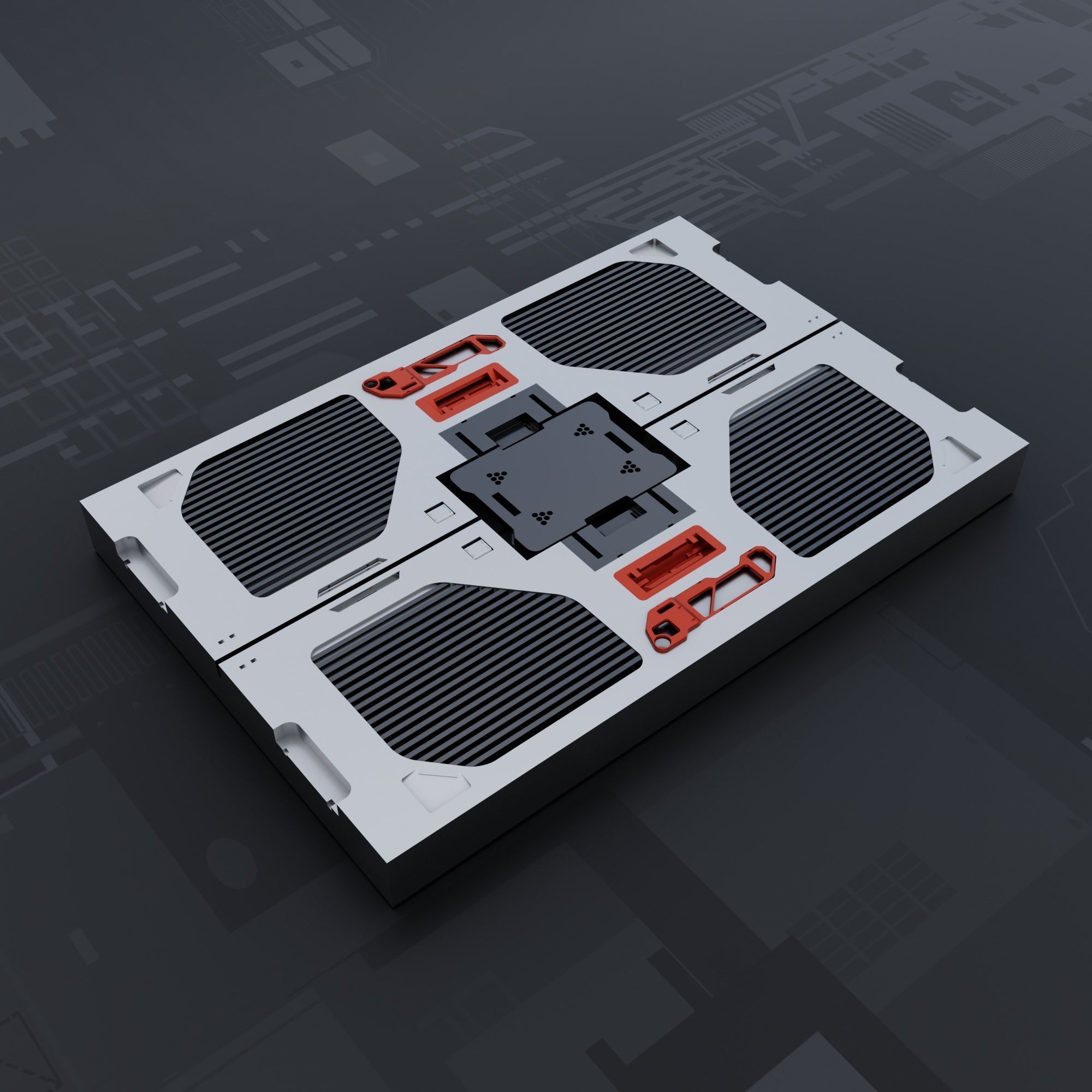 SciFi Panel Pack Vol -3 3D model_7