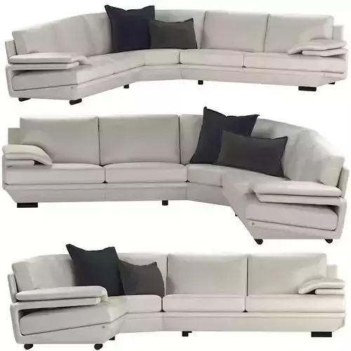 Plaza sofa Natuzzi italia 3D model