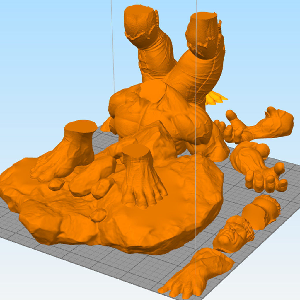 Hulk marvel 3D print model_4