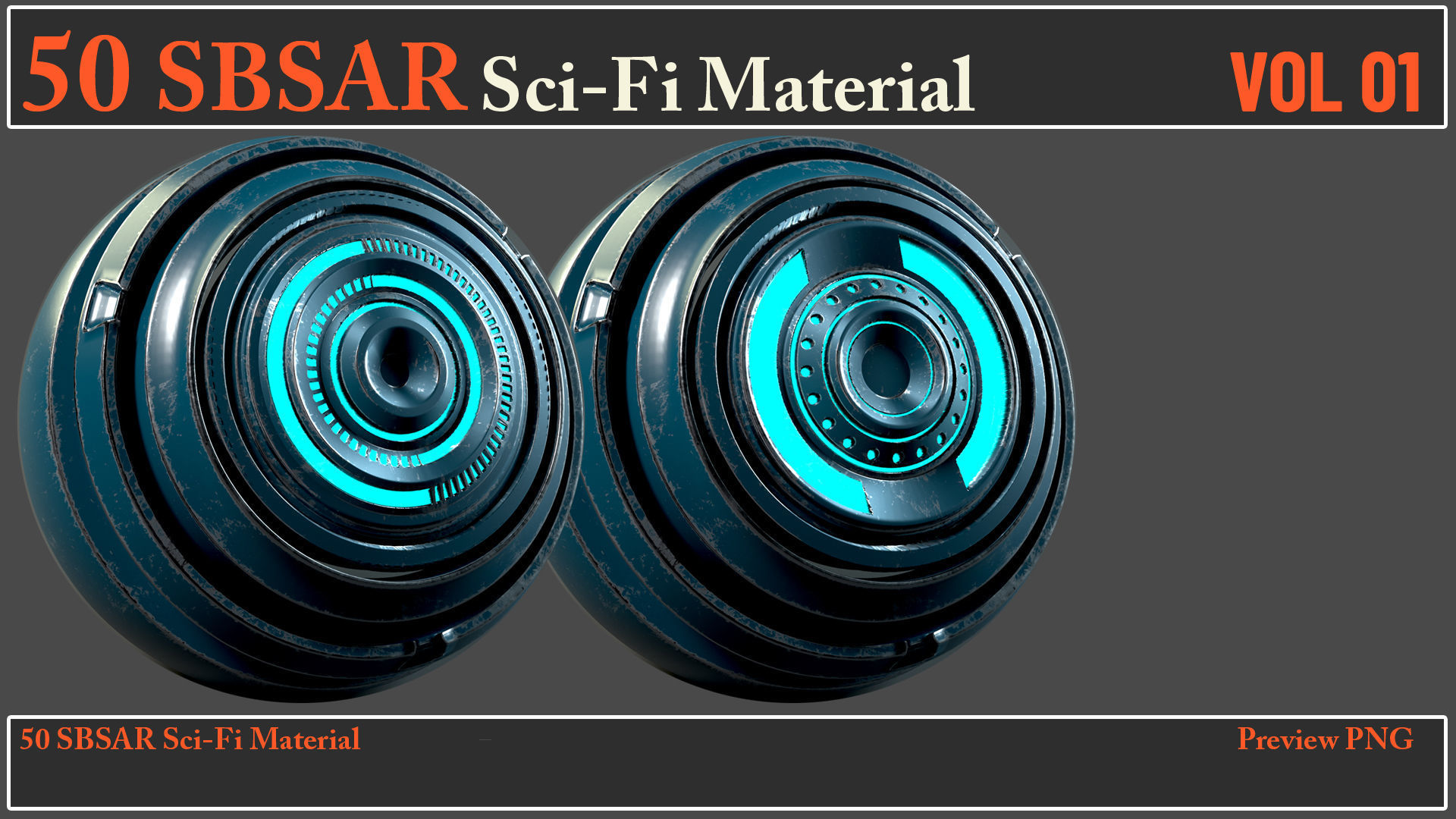 50 SBSAR Sci-Fi Material VOL01 - Video How To Use Texture_18