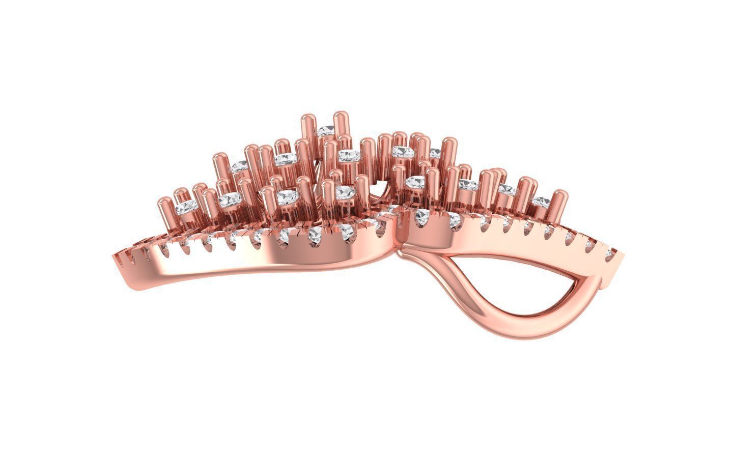 Earrings Pendant Set 3dm STL OBJ FBX Renders Details 3D print model_2