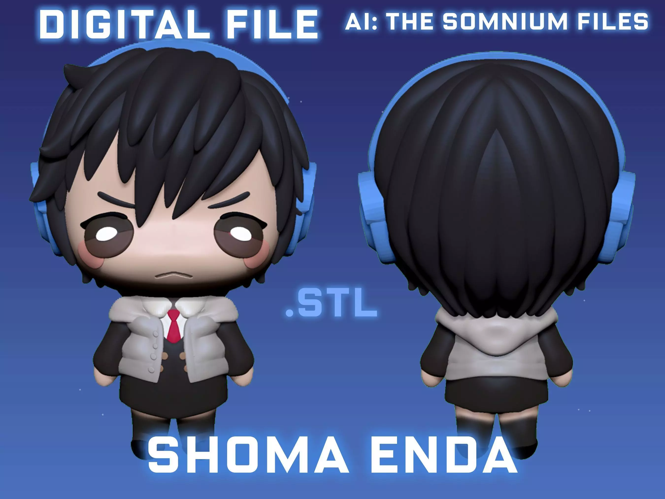 AI Nirvana Initiative Shoma Enda Figure 3D print model