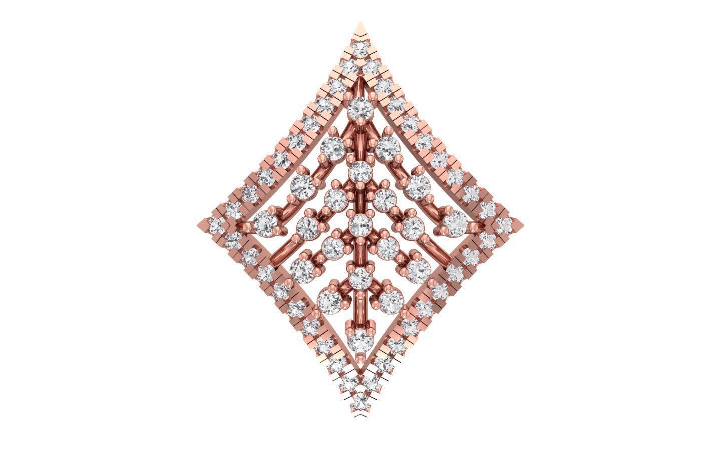 Earrings Pendant Set 3dm STL OBJ FBX Renders Details 3D print model_4