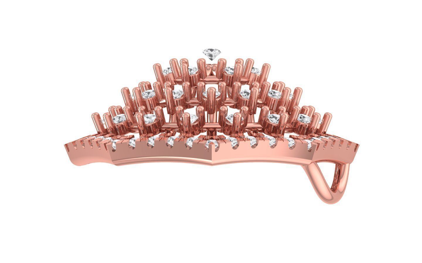 Earrings Pendant Set 3dm STL OBJ FBX Renders Details 3D print model_4